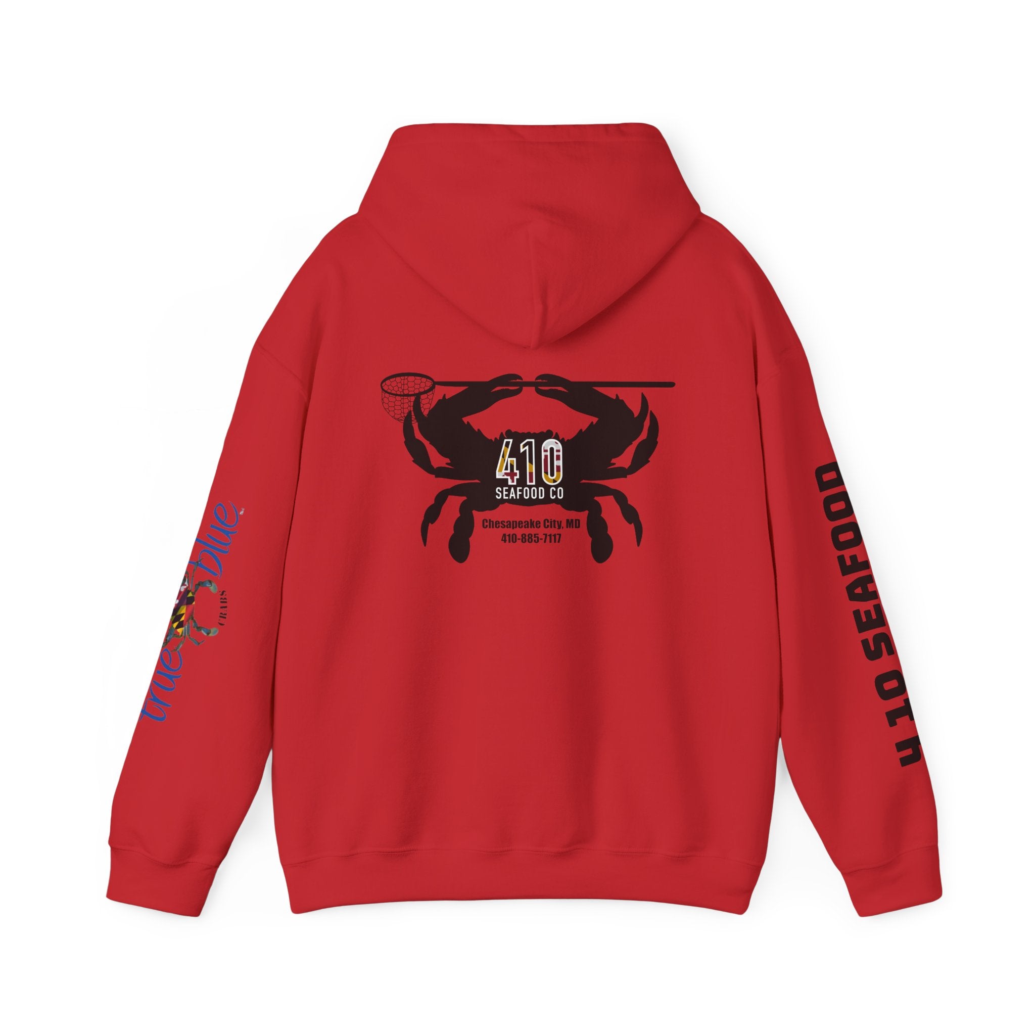 410 Seafood Crab Hoodie — Maryland True Blue