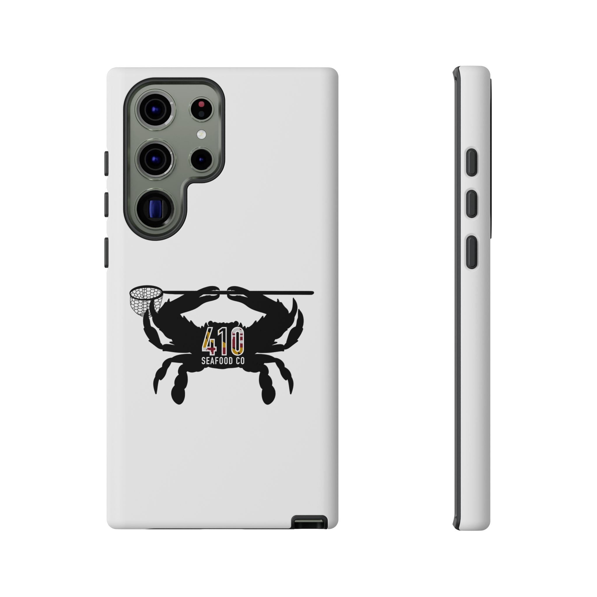 Crab Logo Phone Case — 410 Seafood Co. Coastal Protective iPhone Cover