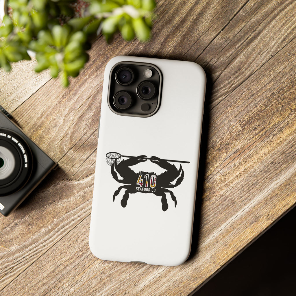Crab Logo Phone Case — 410 Seafood Co. Coastal Protective iPhone Cover