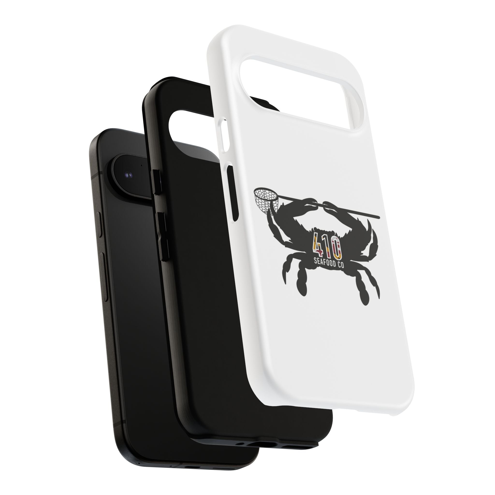 Crab Logo Phone Case — 410 Seafood Co. Coastal Protective iPhone Cover