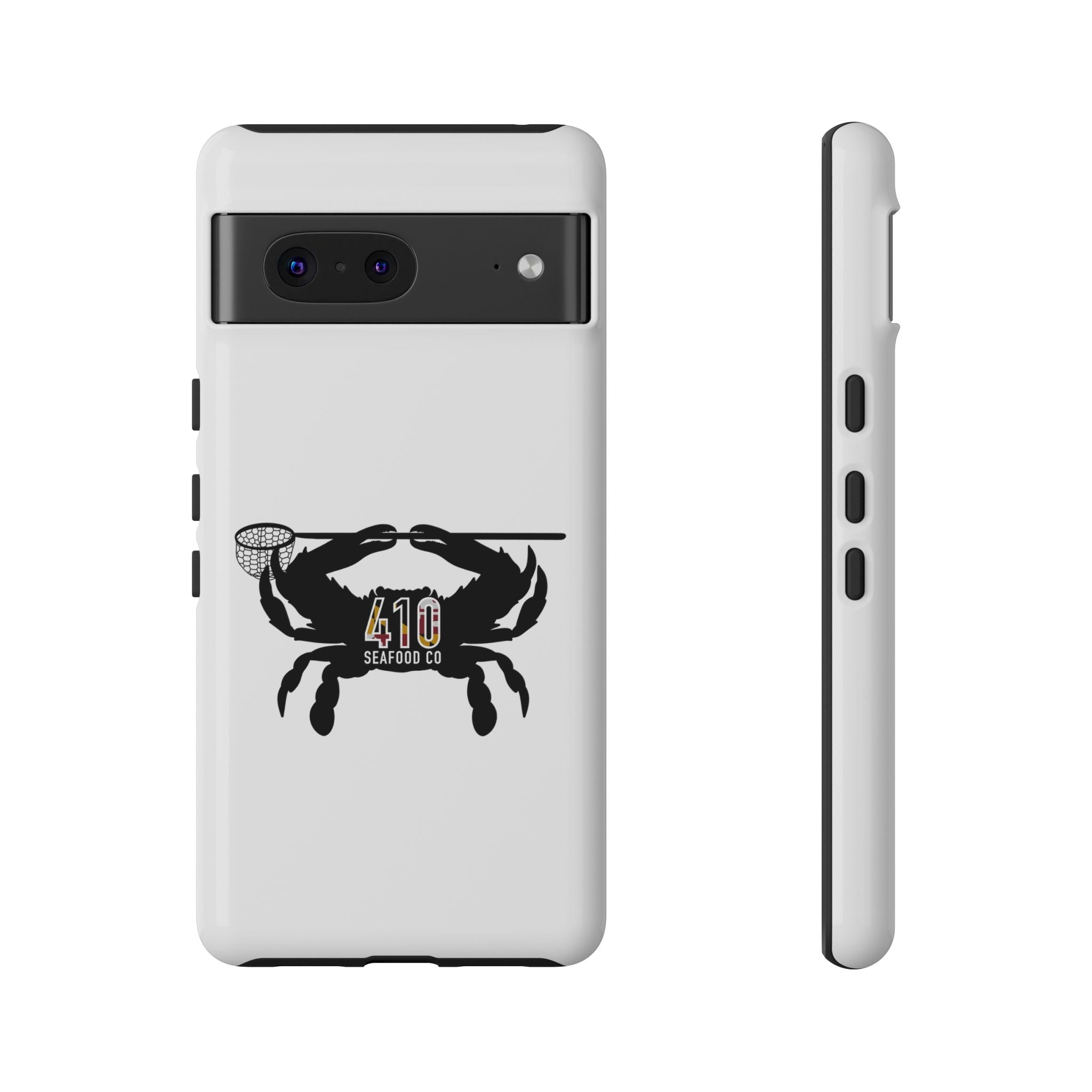 Crab Logo Phone Case — 410 Seafood Co. Coastal Protective iPhone Cover