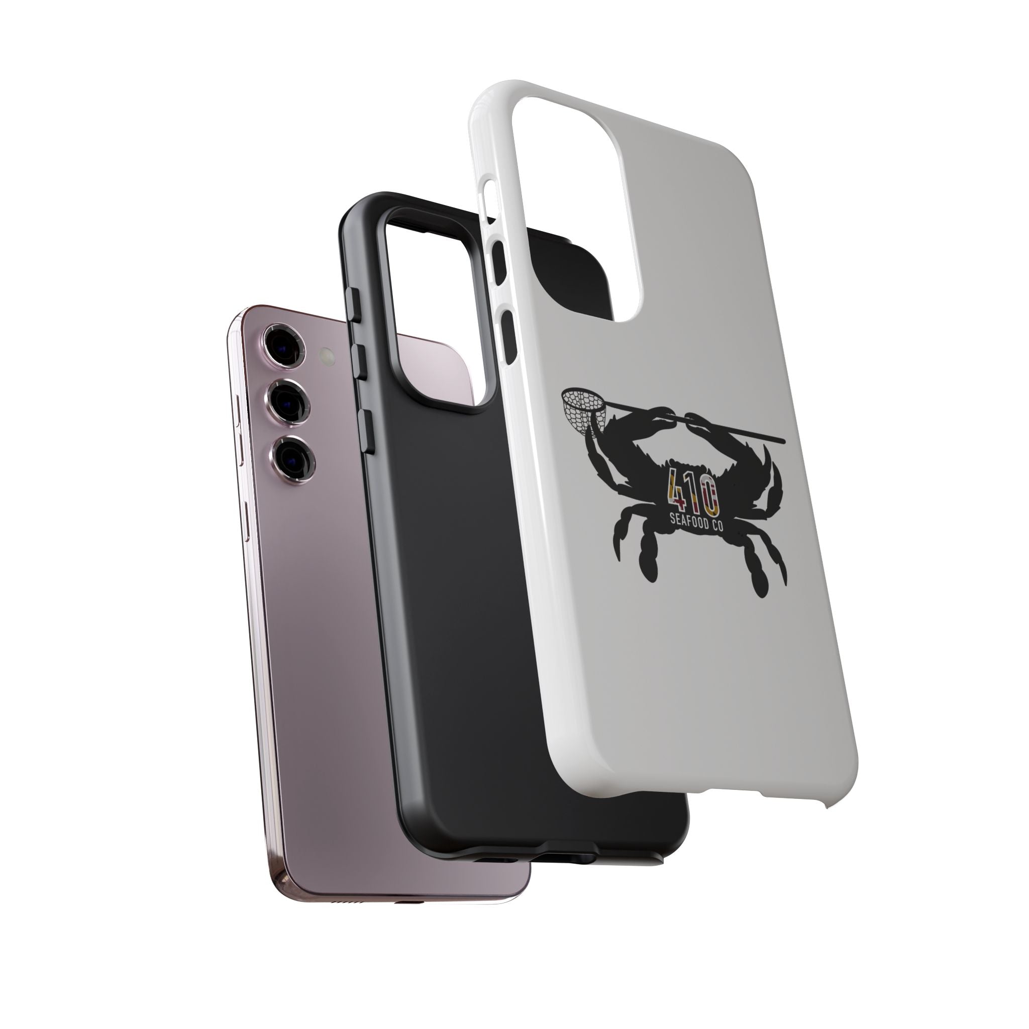 Crab Logo Phone Case — 410 Seafood Co. Coastal Protective iPhone Cover