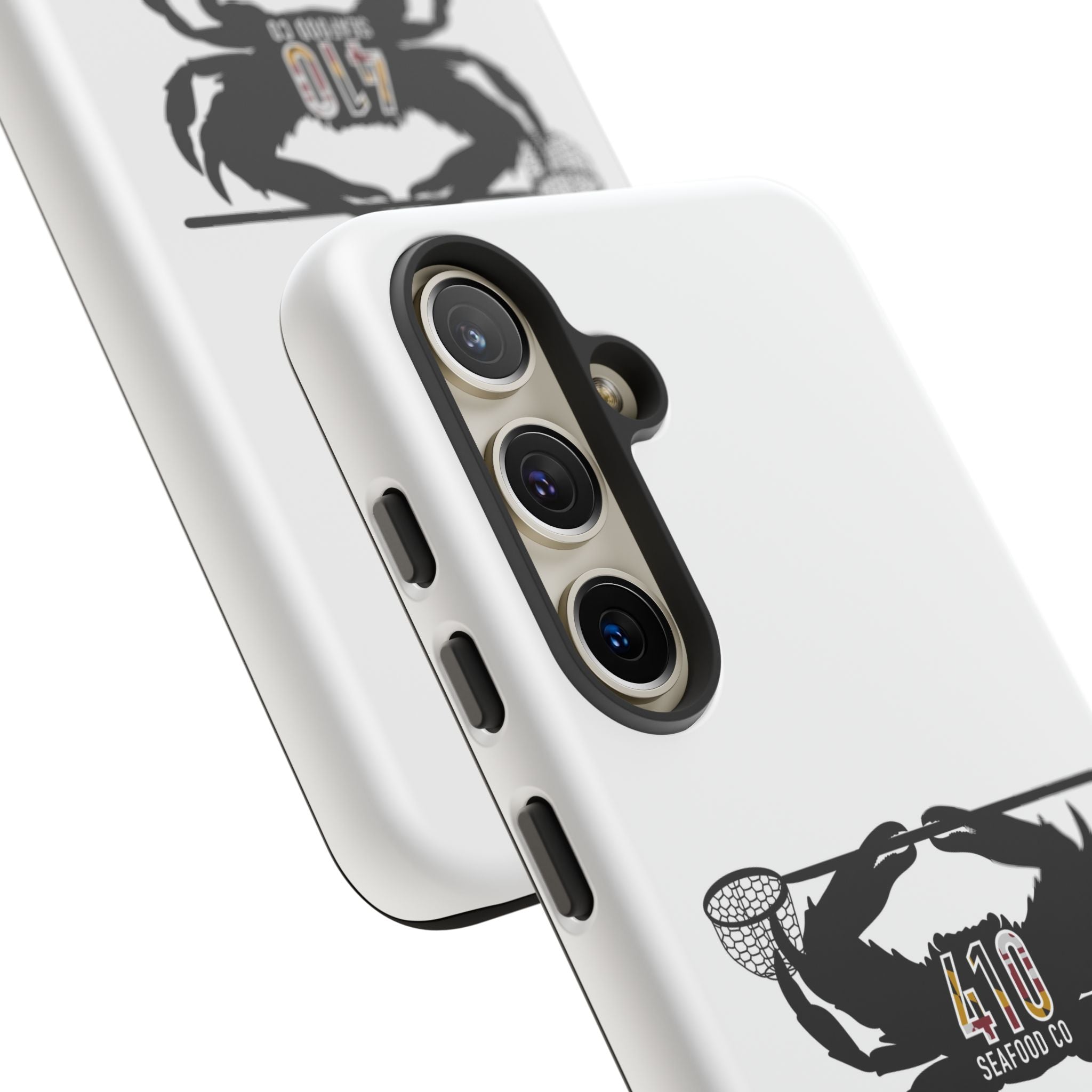 Crab Logo Phone Case — 410 Seafood Co. Coastal Protective iPhone Cover