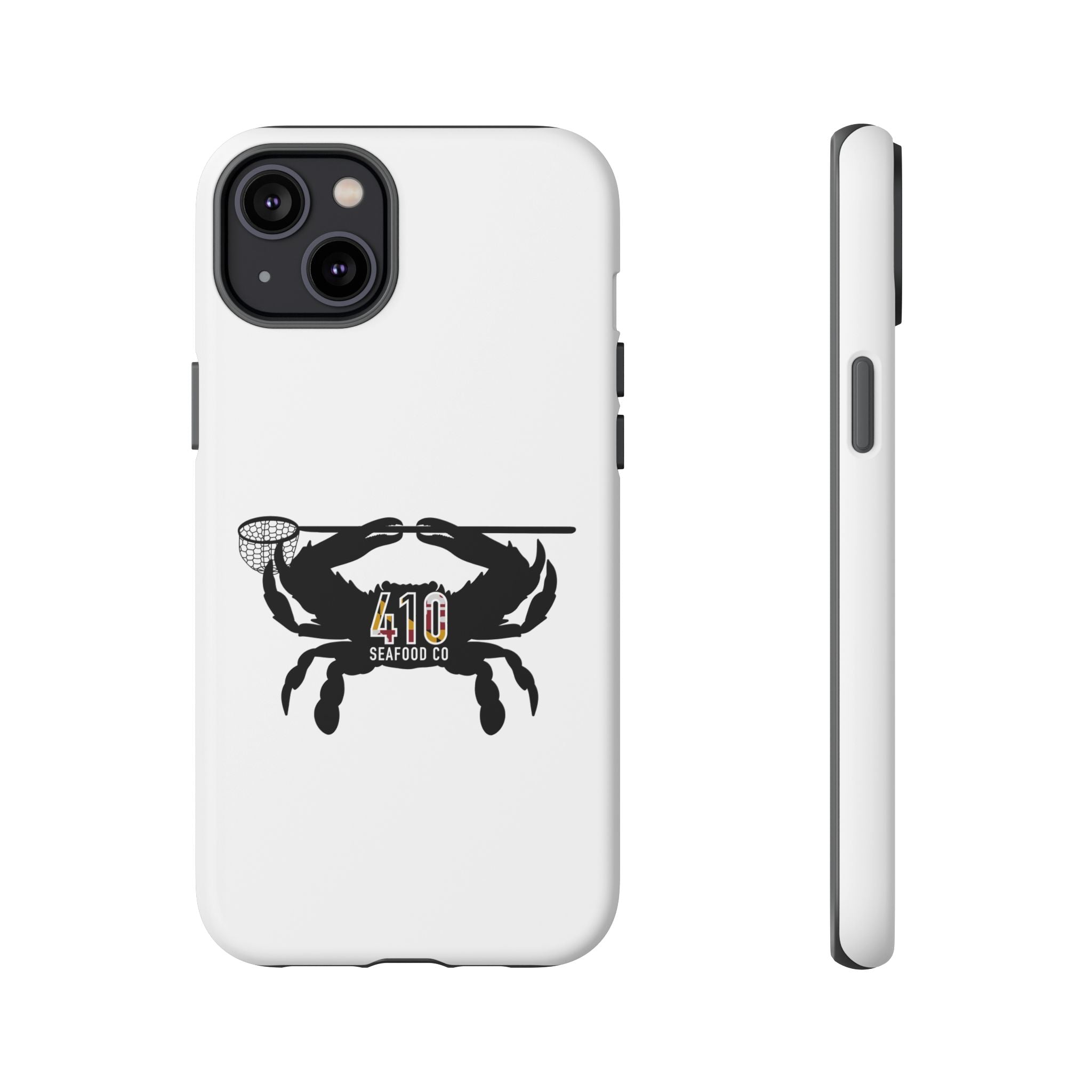 Crab Logo Phone Case — 410 Seafood Co. Coastal Protective iPhone Cover