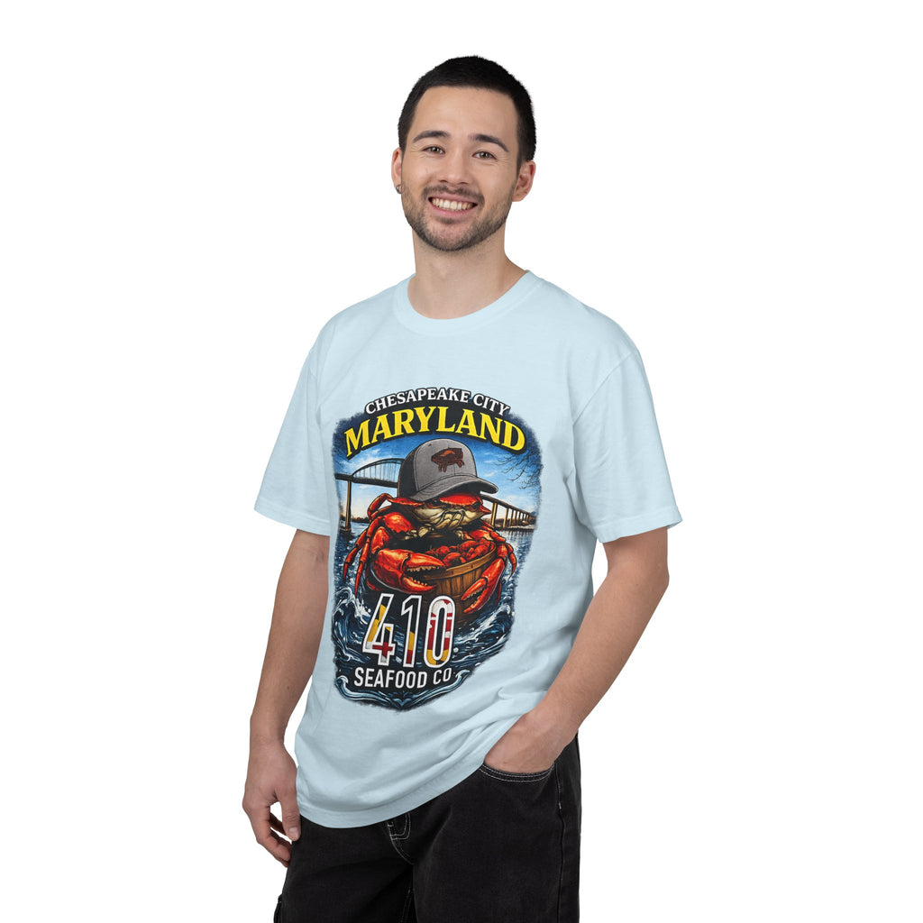 Maryland Crab T-Shirt – Chesapeake 410 Seafood Co. Coastal Tee