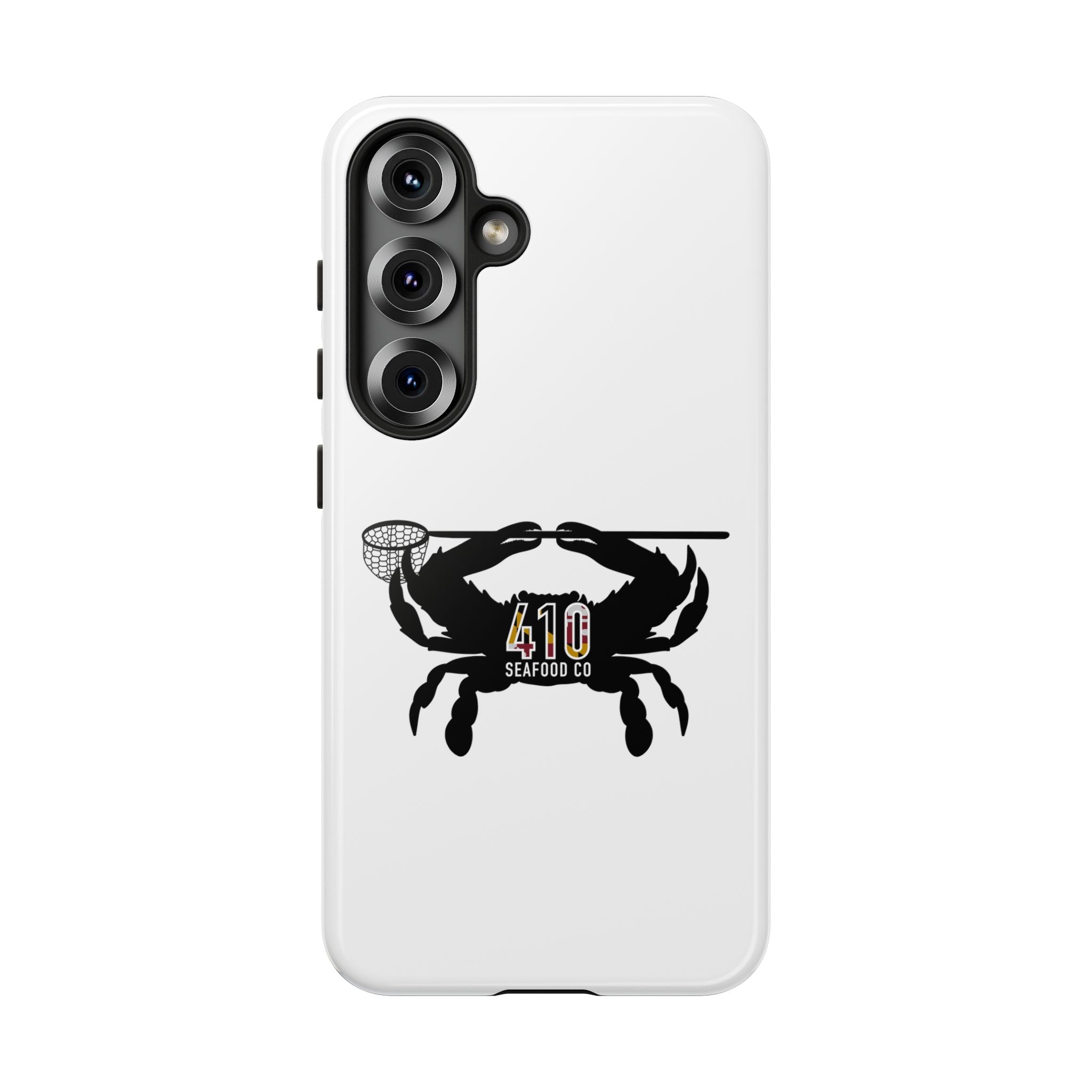 Crab Logo Phone Case — 410 Seafood Co. Coastal Protective iPhone Cover
