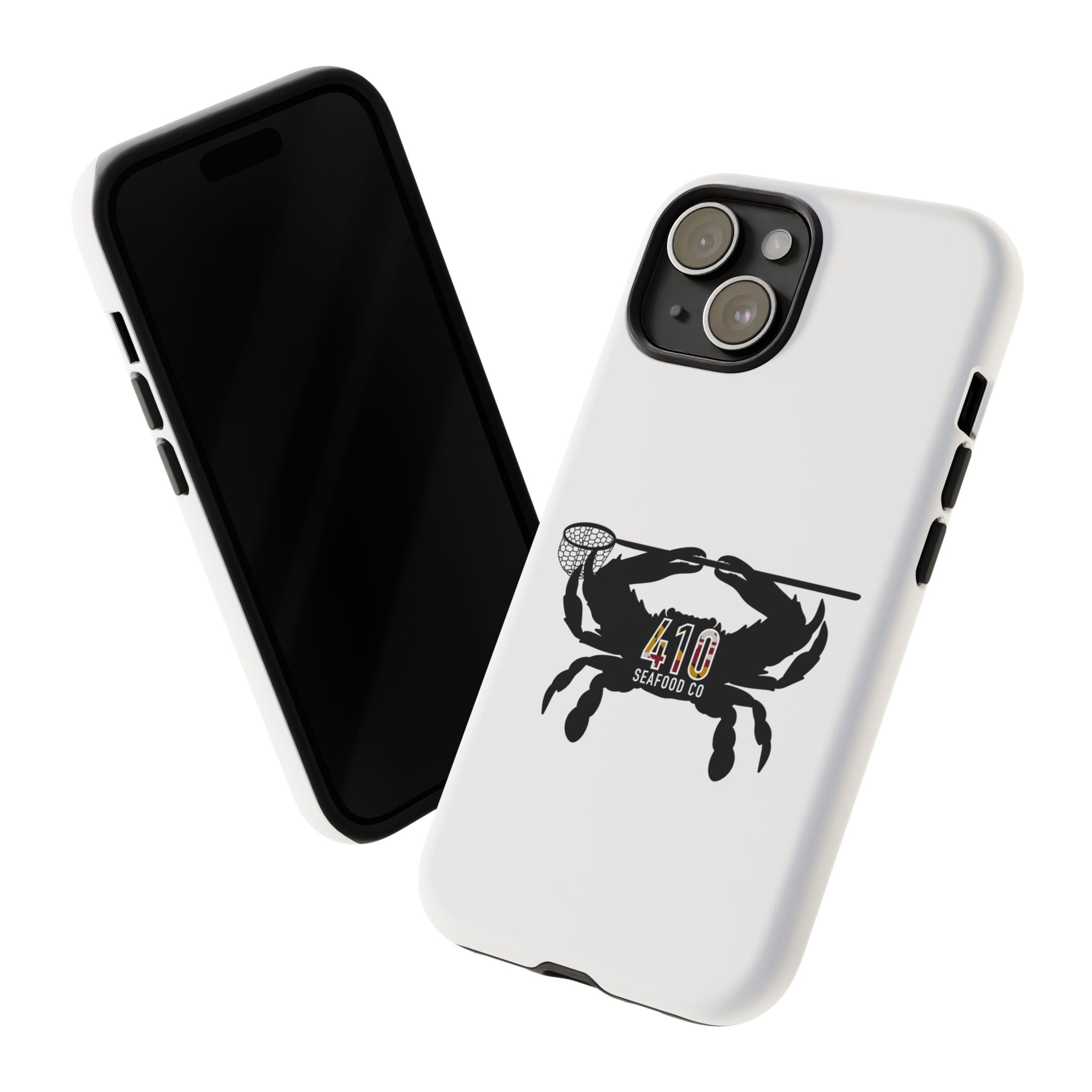 Crab Logo Phone Case — 410 Seafood Co. Coastal Protective iPhone Cover