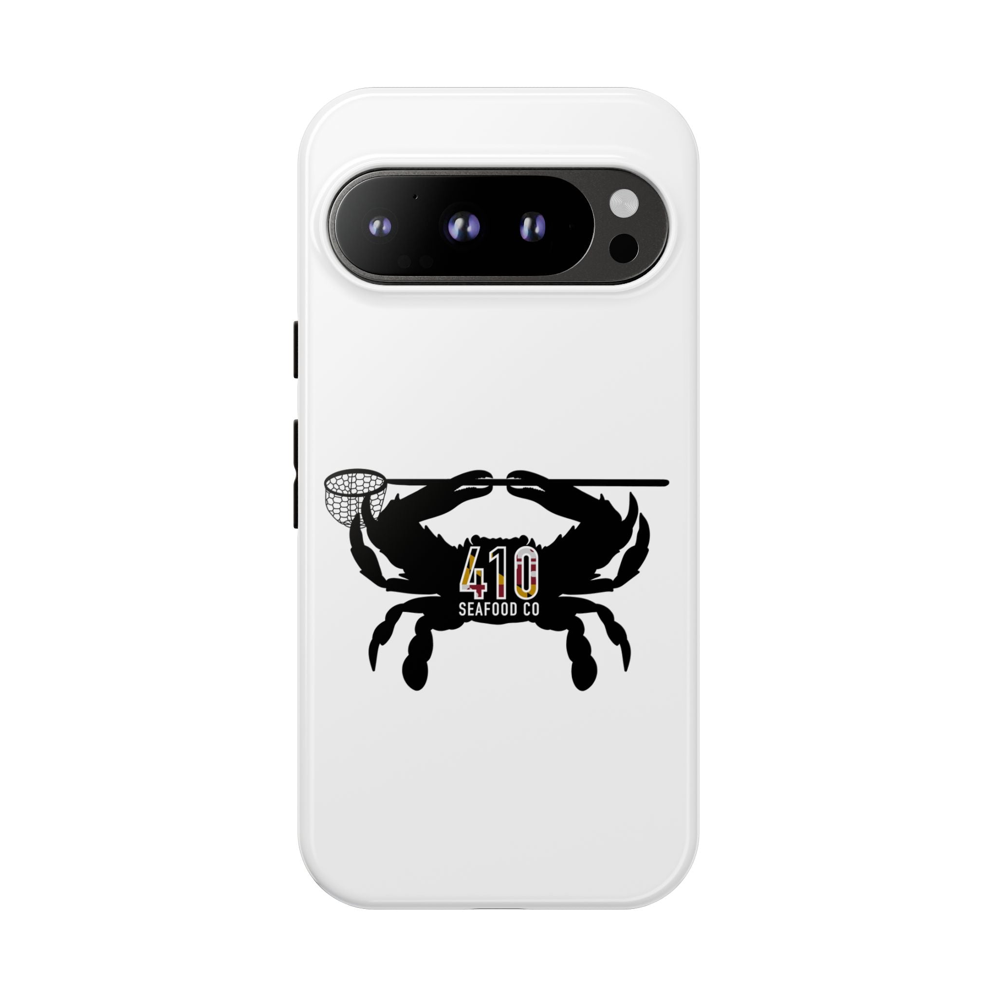 Crab Logo Phone Case — 410 Seafood Co. Coastal Protective iPhone Cover