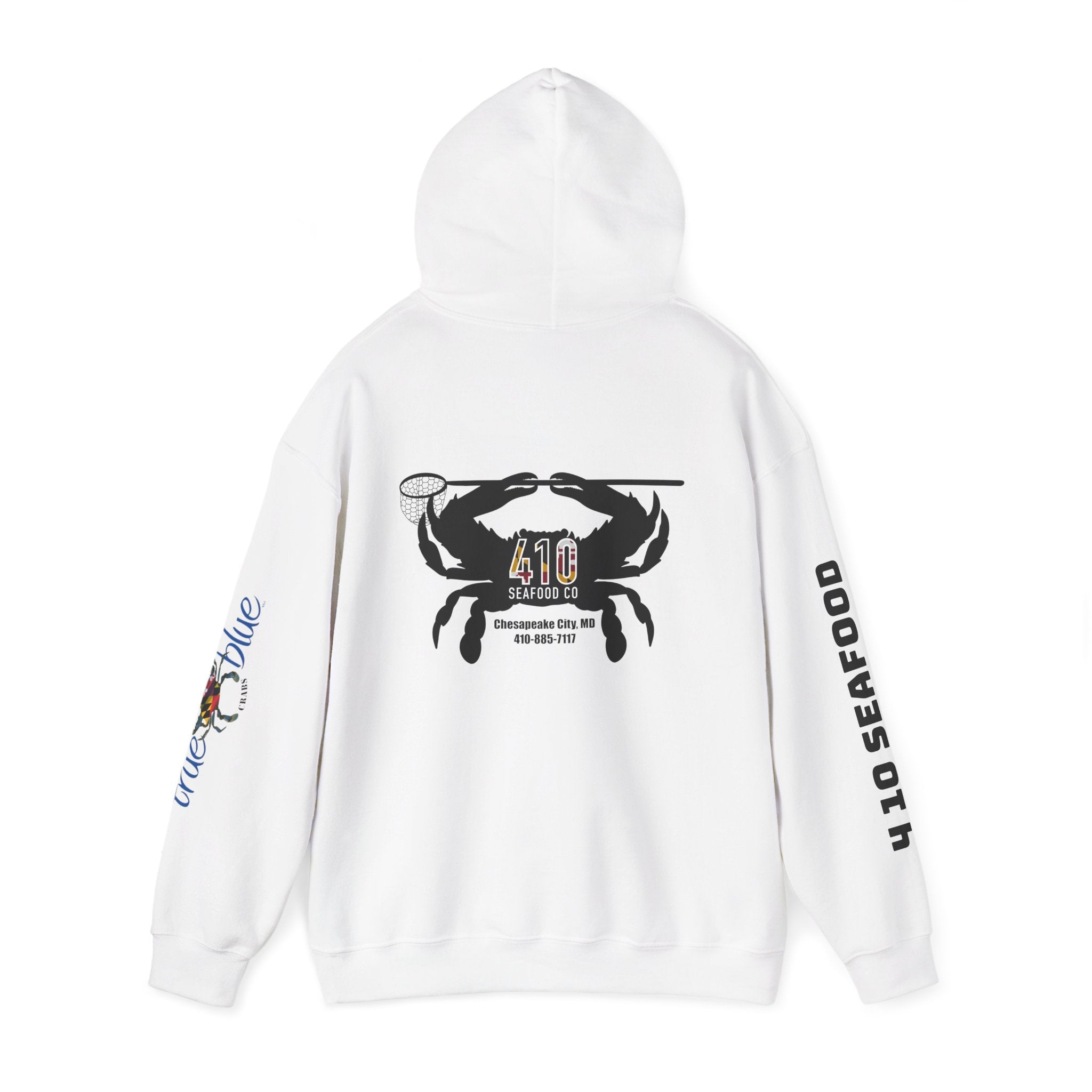 410 Seafood Crab Hoodie — Maryland True Blue