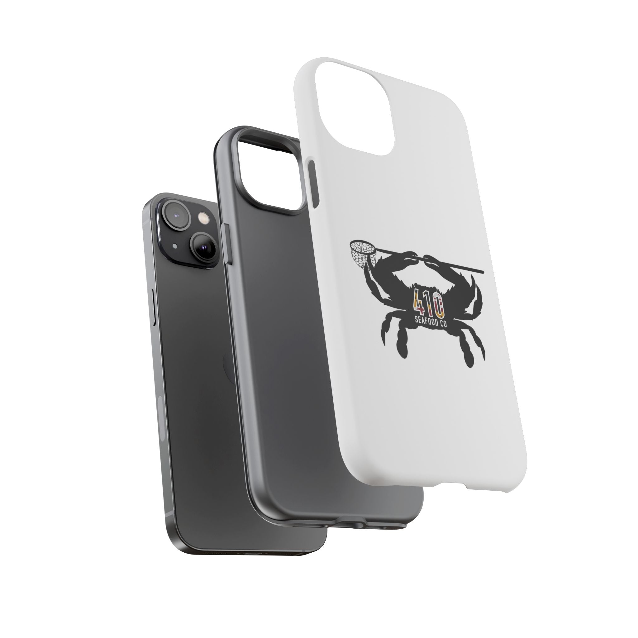 Crab Logo Phone Case — 410 Seafood Co. Coastal Protective iPhone Cover