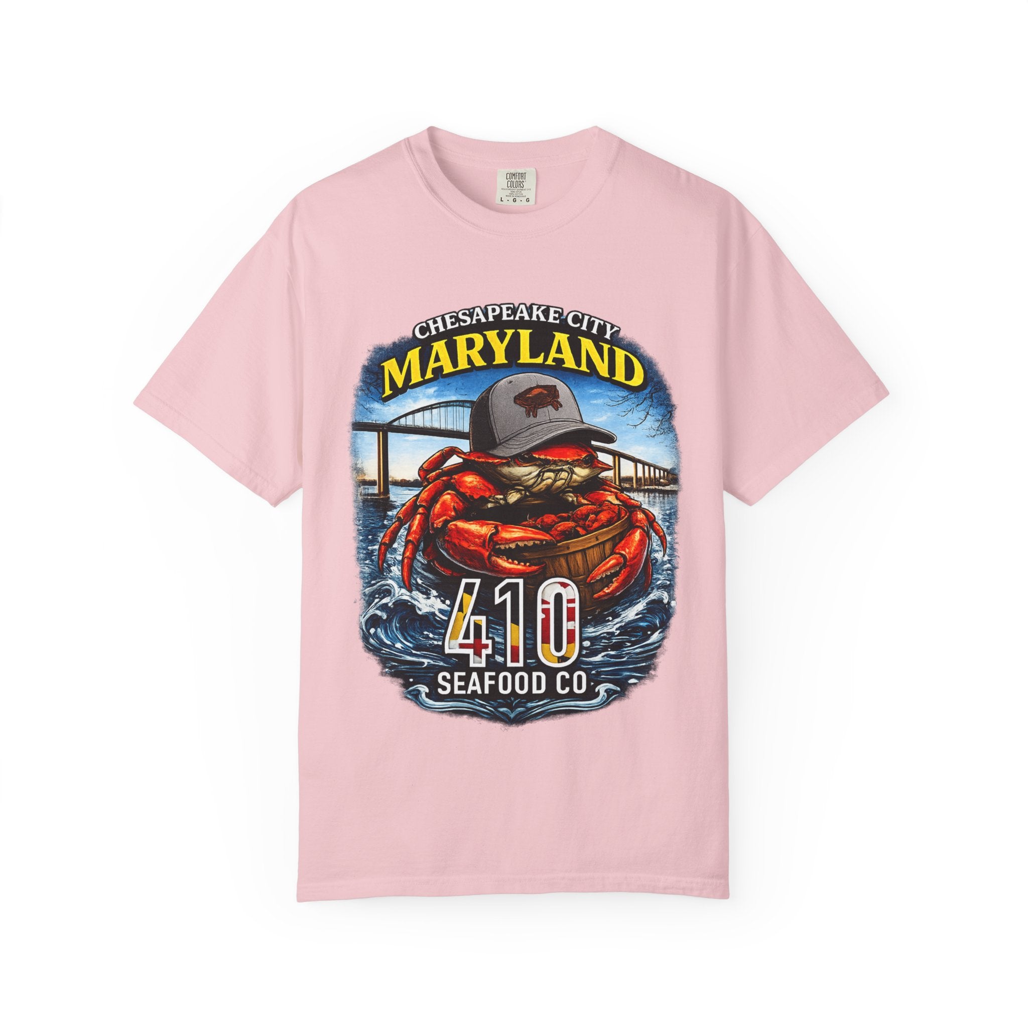 Maryland Crab T-Shirt – Chesapeake 410 Seafood Co. Coastal Tee