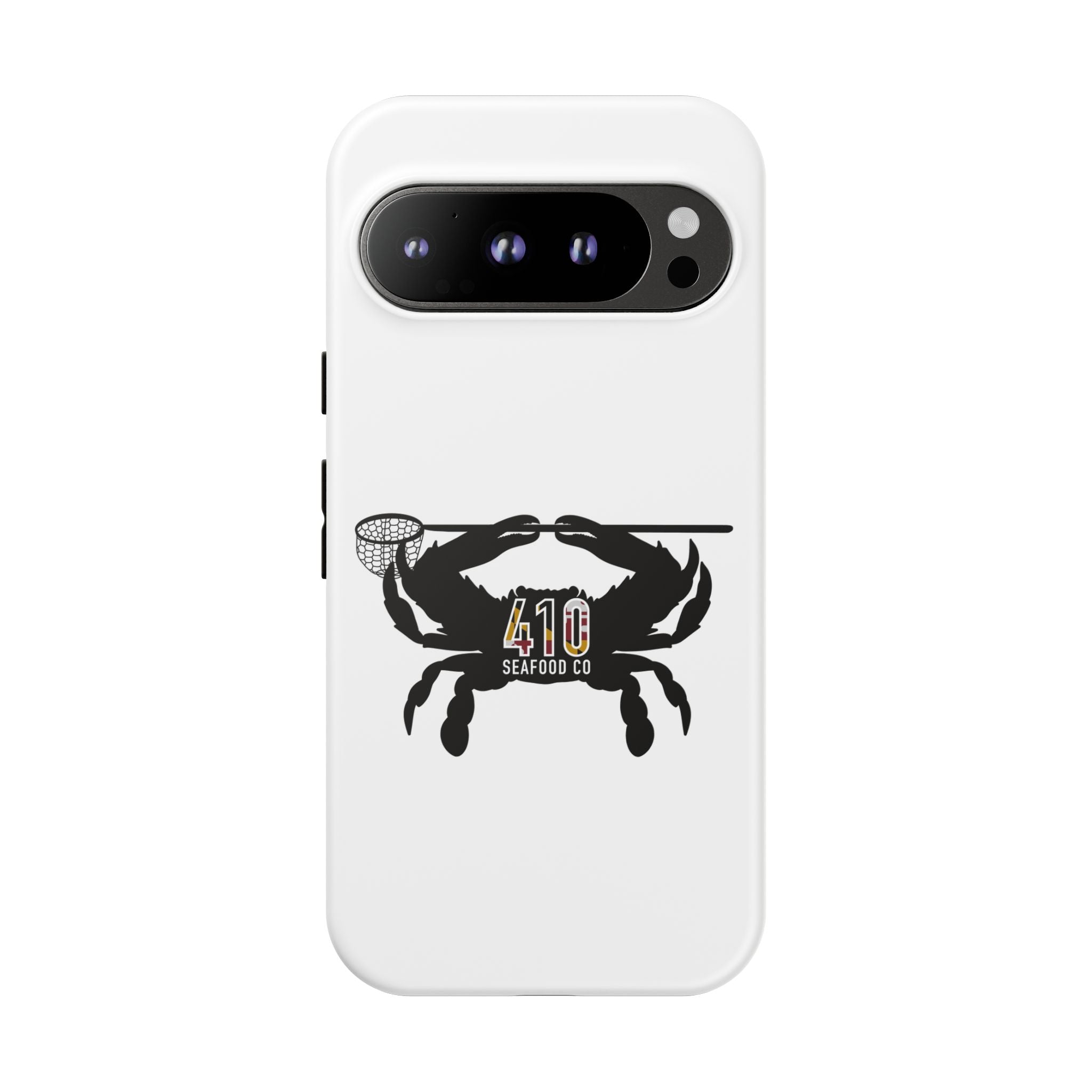 Crab Logo Phone Case — 410 Seafood Co. Coastal Protective iPhone Cover