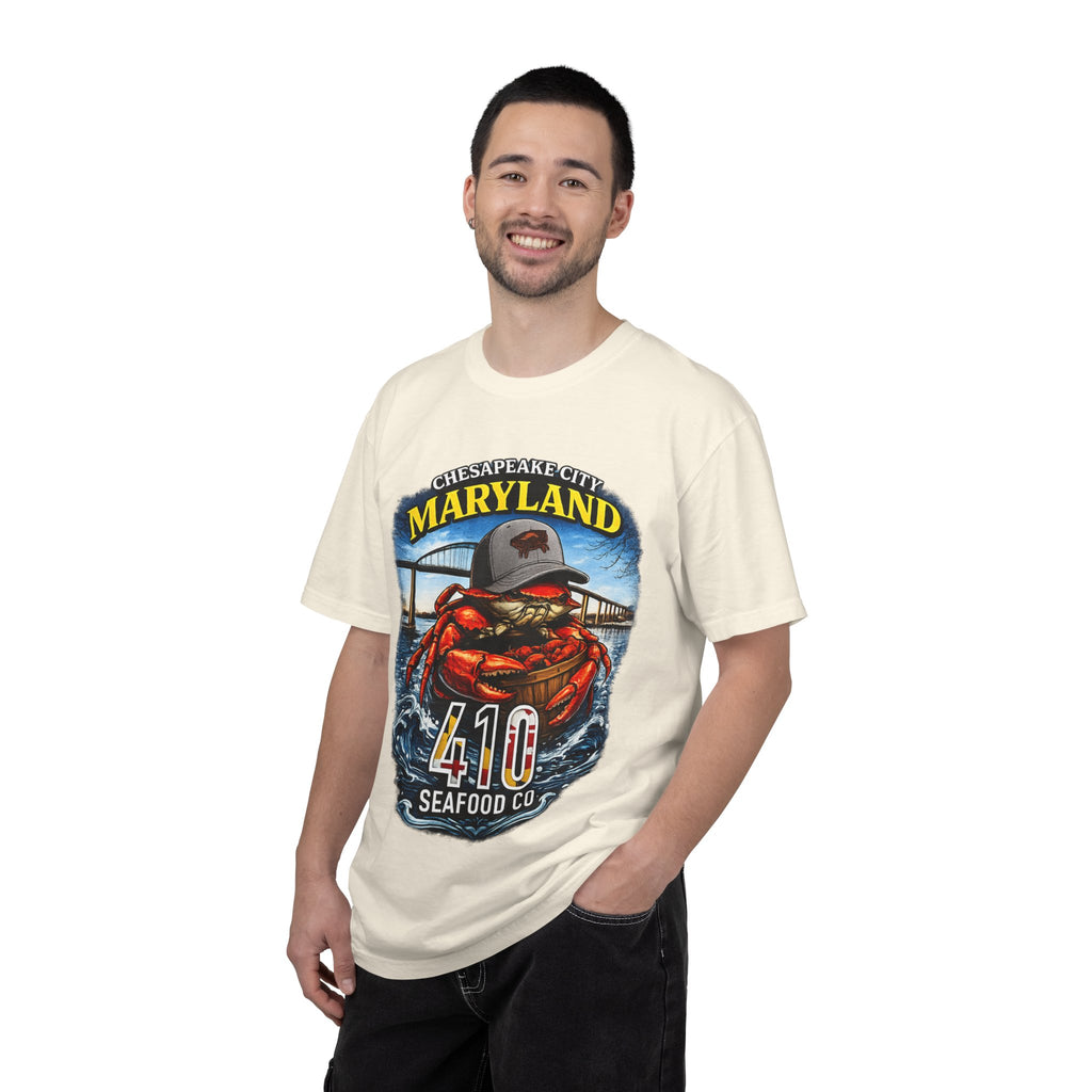 Maryland Crab T-Shirt – Chesapeake 410 Seafood Co. Coastal Tee