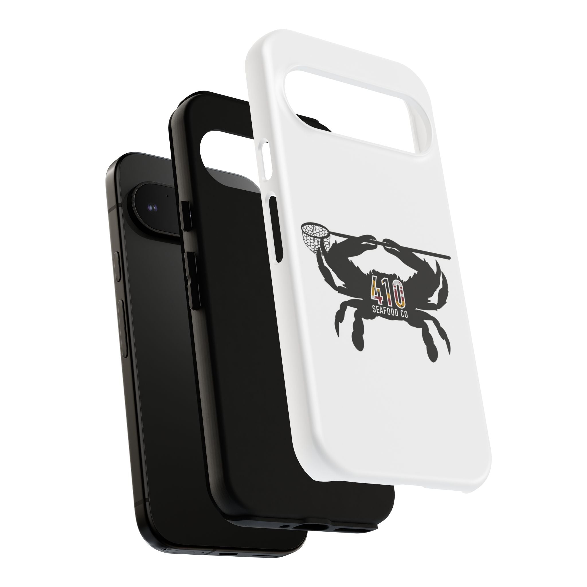 Crab Logo Phone Case — 410 Seafood Co. Coastal Protective iPhone Cover