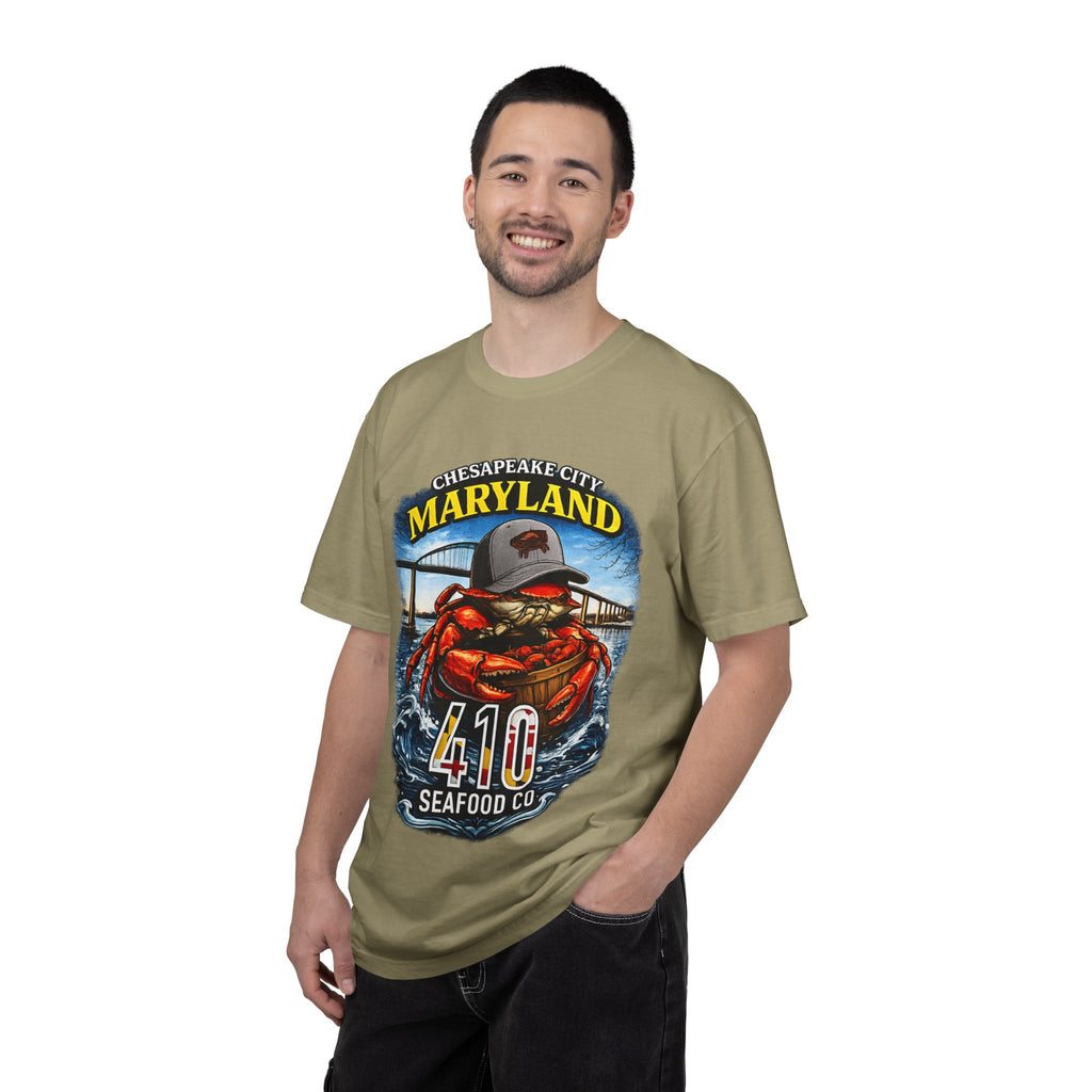 Maryland Crab T-Shirt – Chesapeake 410 Seafood Co. Coastal Tee