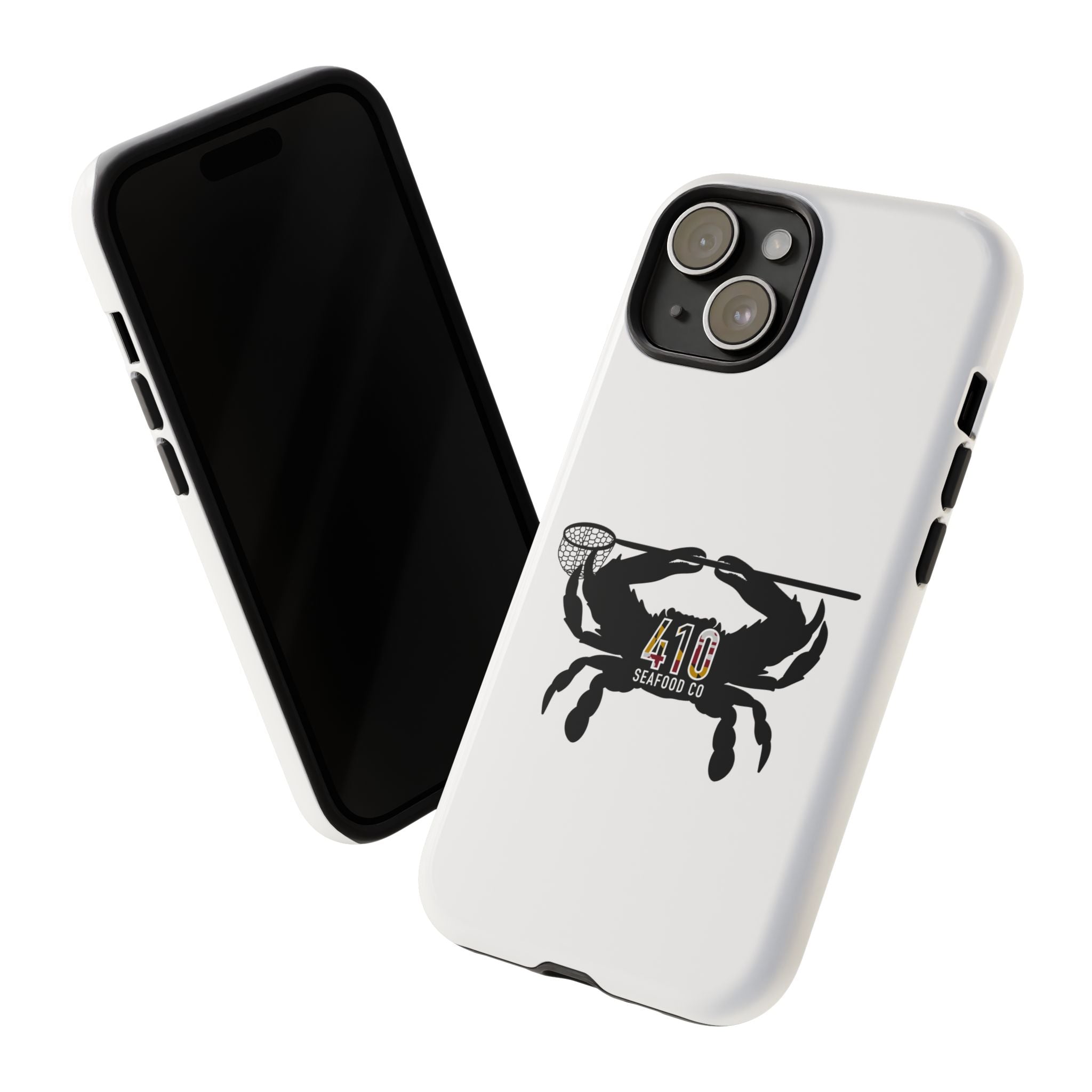 Crab Logo Phone Case — 410 Seafood Co. Coastal Protective iPhone Cover