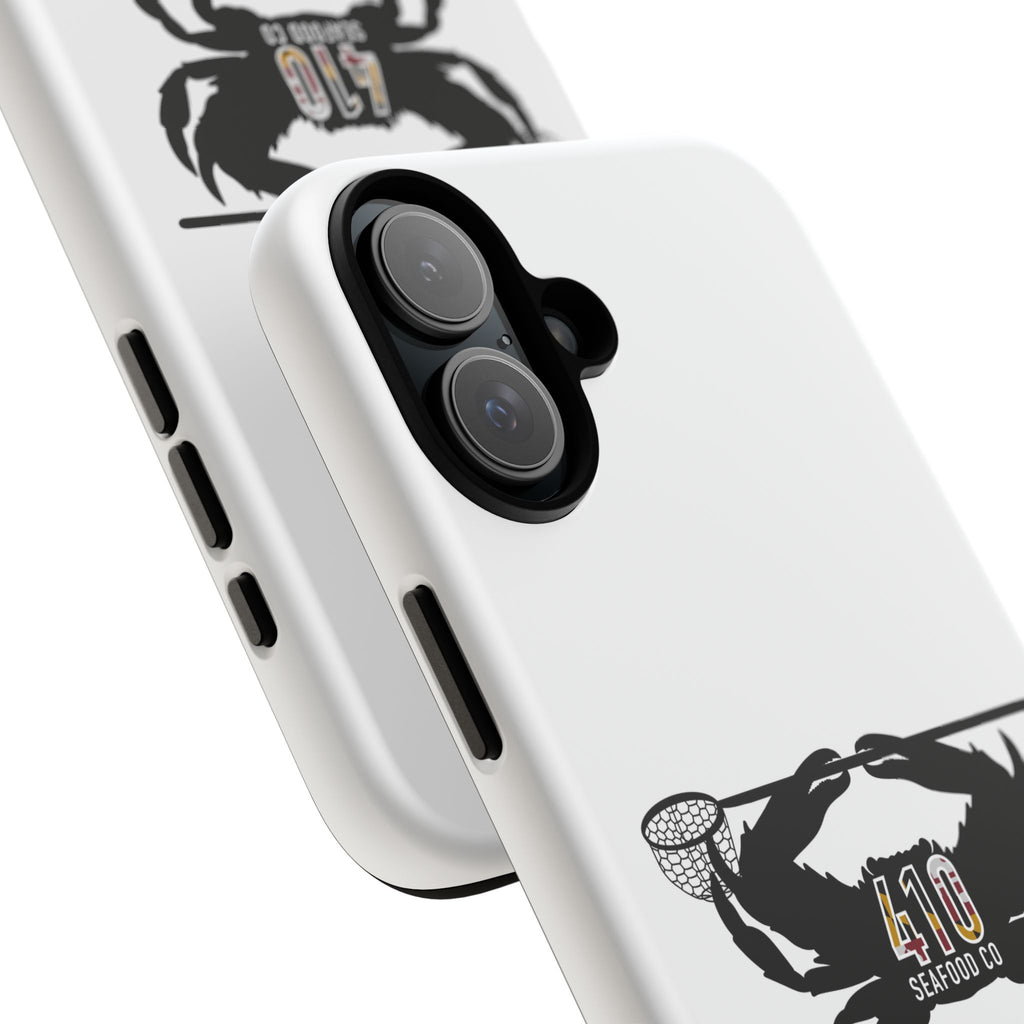 Crab Logo Phone Case — 410 Seafood Co. Coastal Protective iPhone Cover