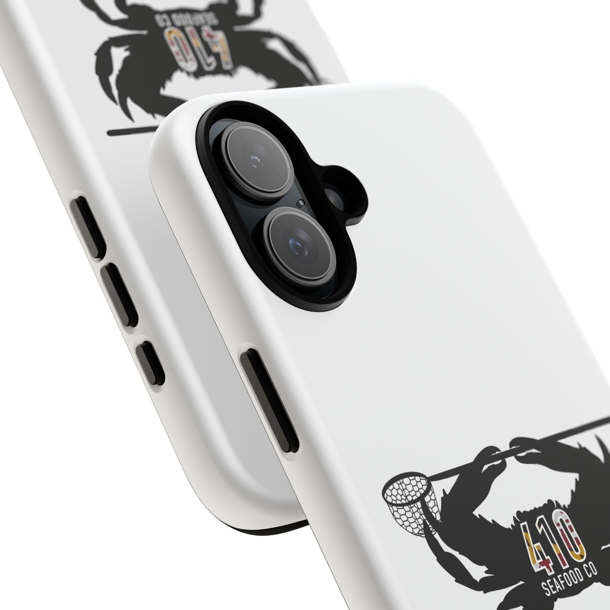 Crab Logo Phone Case — 410 Seafood Co. Coastal Protective iPhone Cover