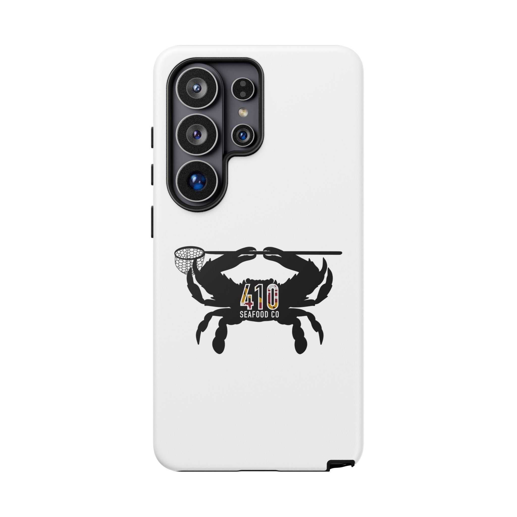 Crab Logo Phone Case — 410 Seafood Co. Coastal Protective iPhone Cover