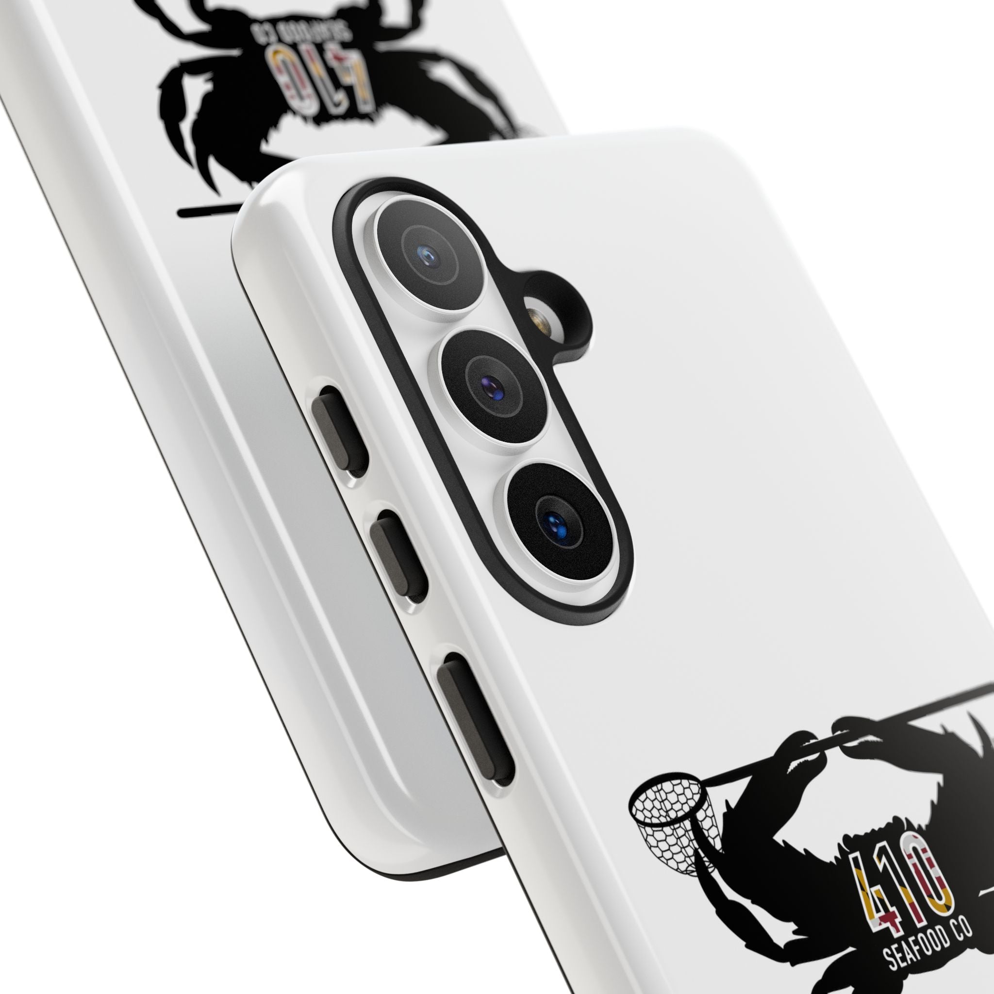 Crab Logo Phone Case — 410 Seafood Co. Coastal Protective iPhone Cover