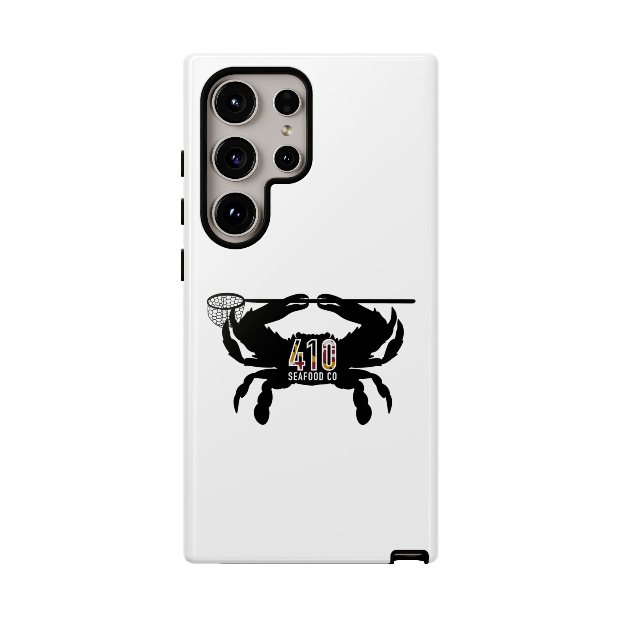 Crab Logo Phone Case — 410 Seafood Co. Coastal Protective iPhone Cover