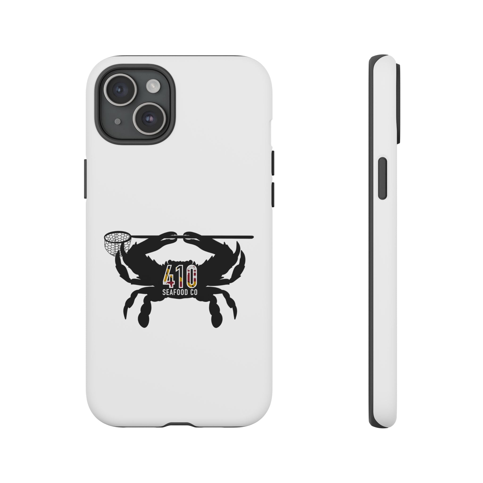Crab Logo Phone Case — 410 Seafood Co. Coastal Protective iPhone Cover
