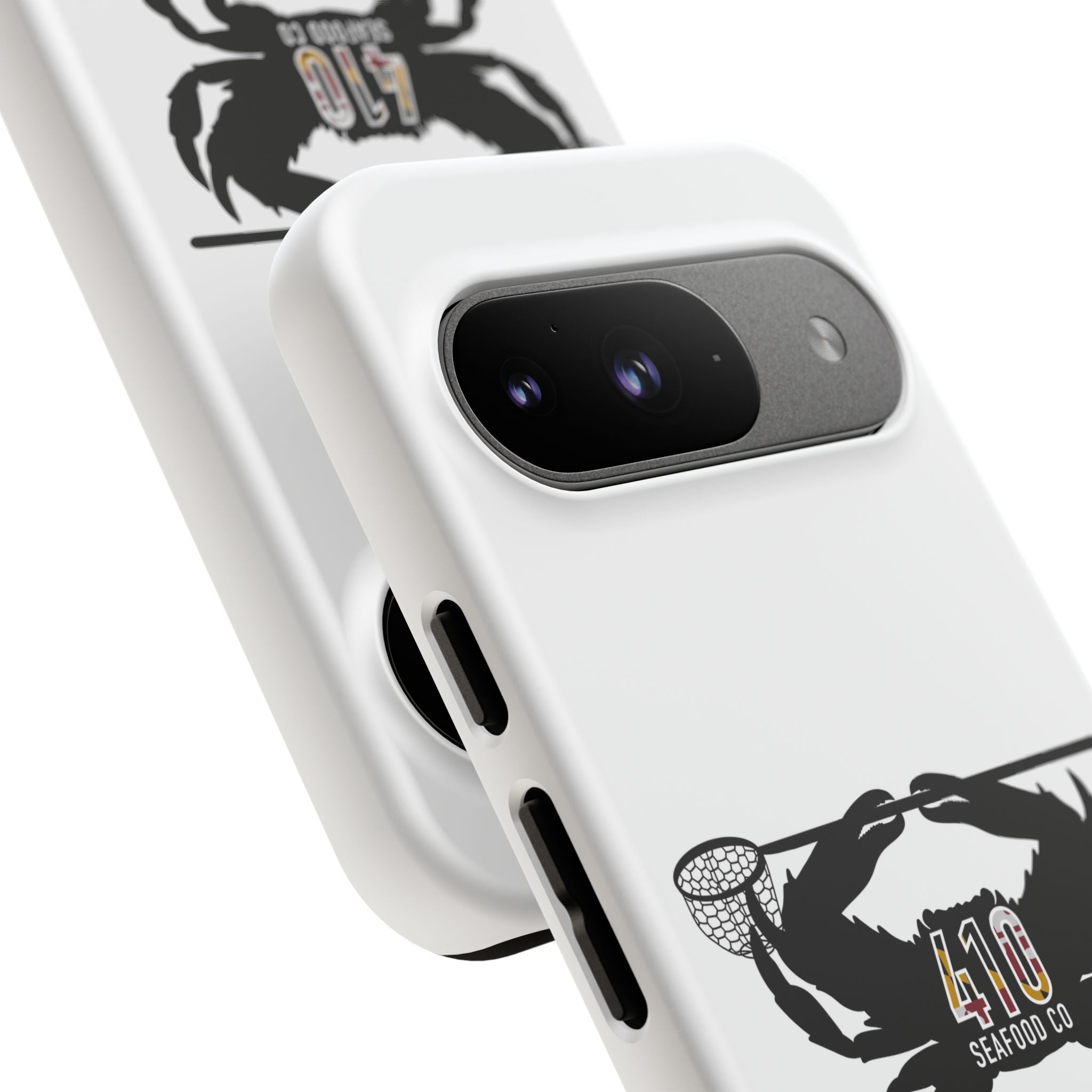 Crab Logo Phone Case — 410 Seafood Co. Coastal Protective iPhone Cover