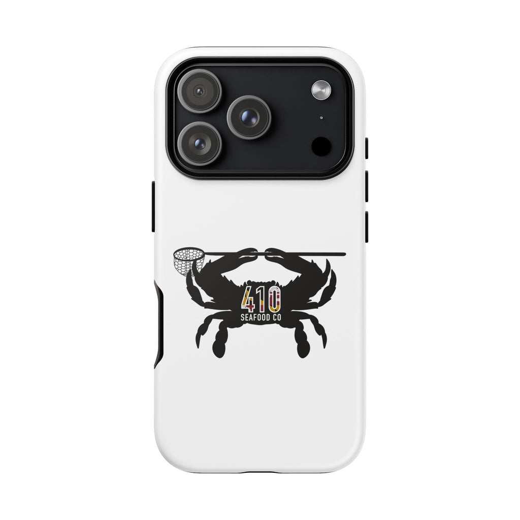 Crab Logo Phone Case — 410 Seafood Co. Coastal Protective iPhone Cover