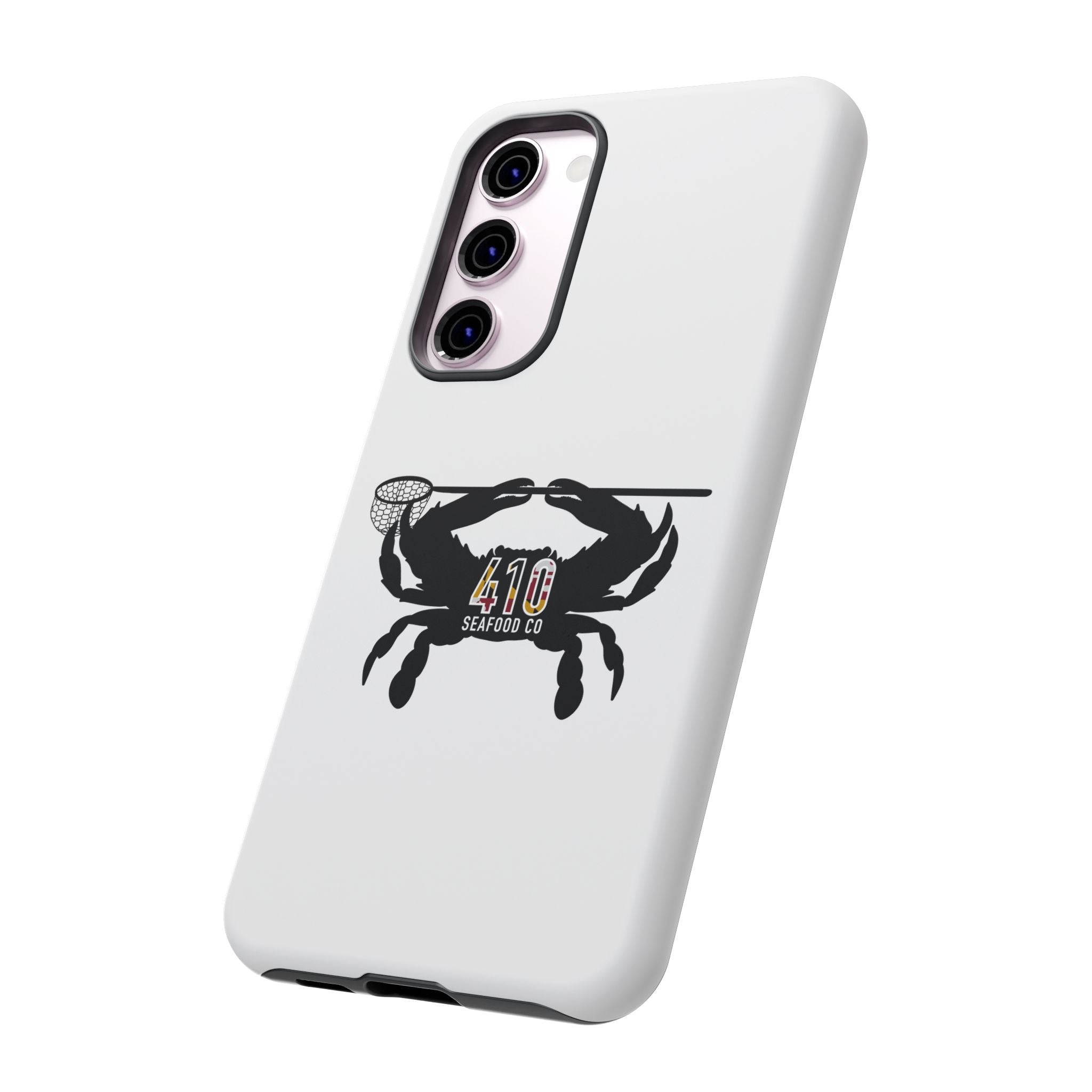 Crab Logo Phone Case — 410 Seafood Co. Coastal Protective iPhone Cover