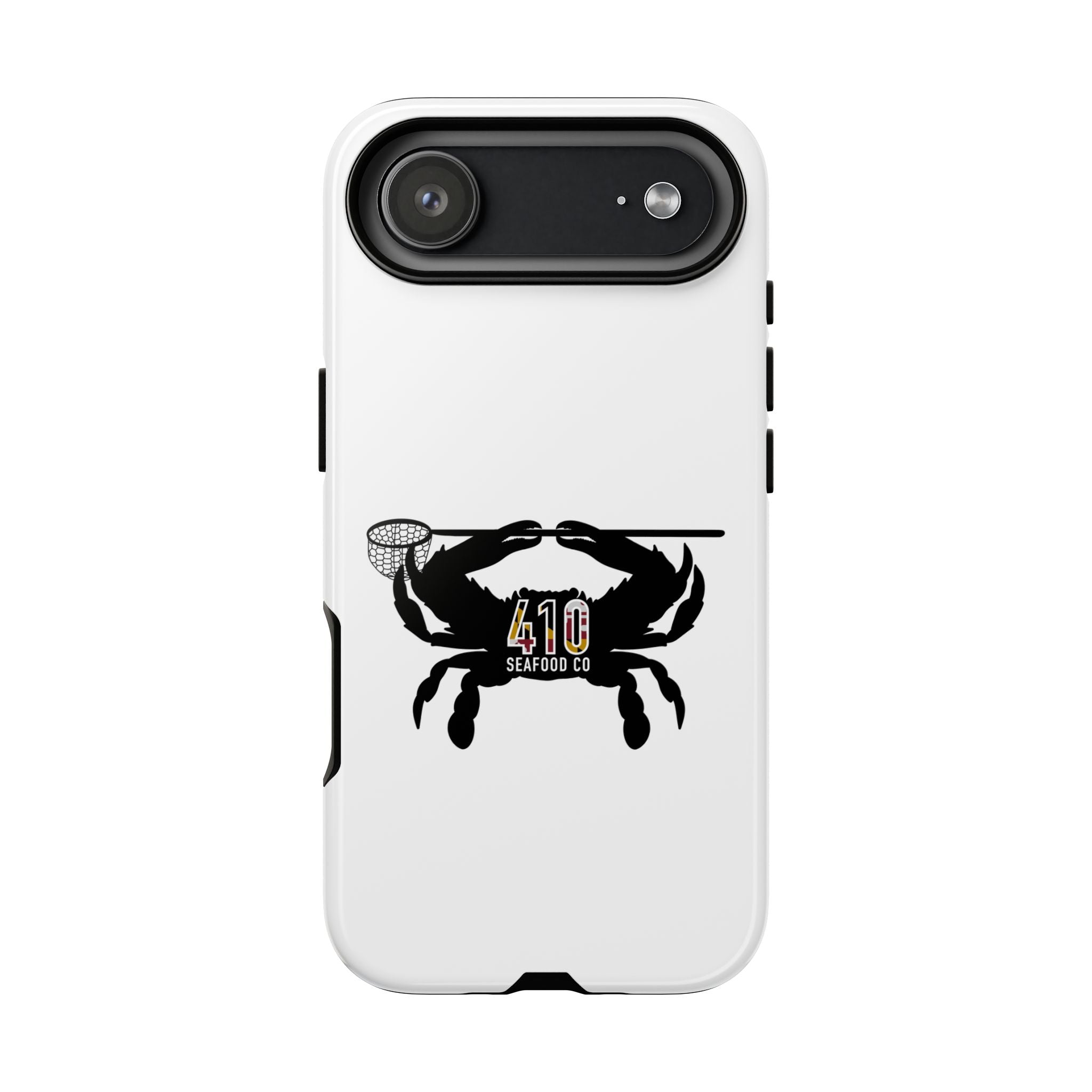Crab Logo Phone Case — 410 Seafood Co. Coastal Protective iPhone Cover