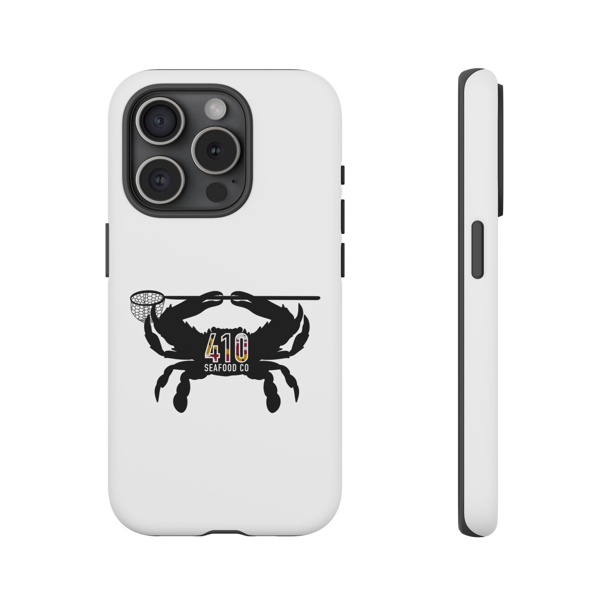 Crab Logo Phone Case — 410 Seafood Co. Coastal Protective iPhone Cover
