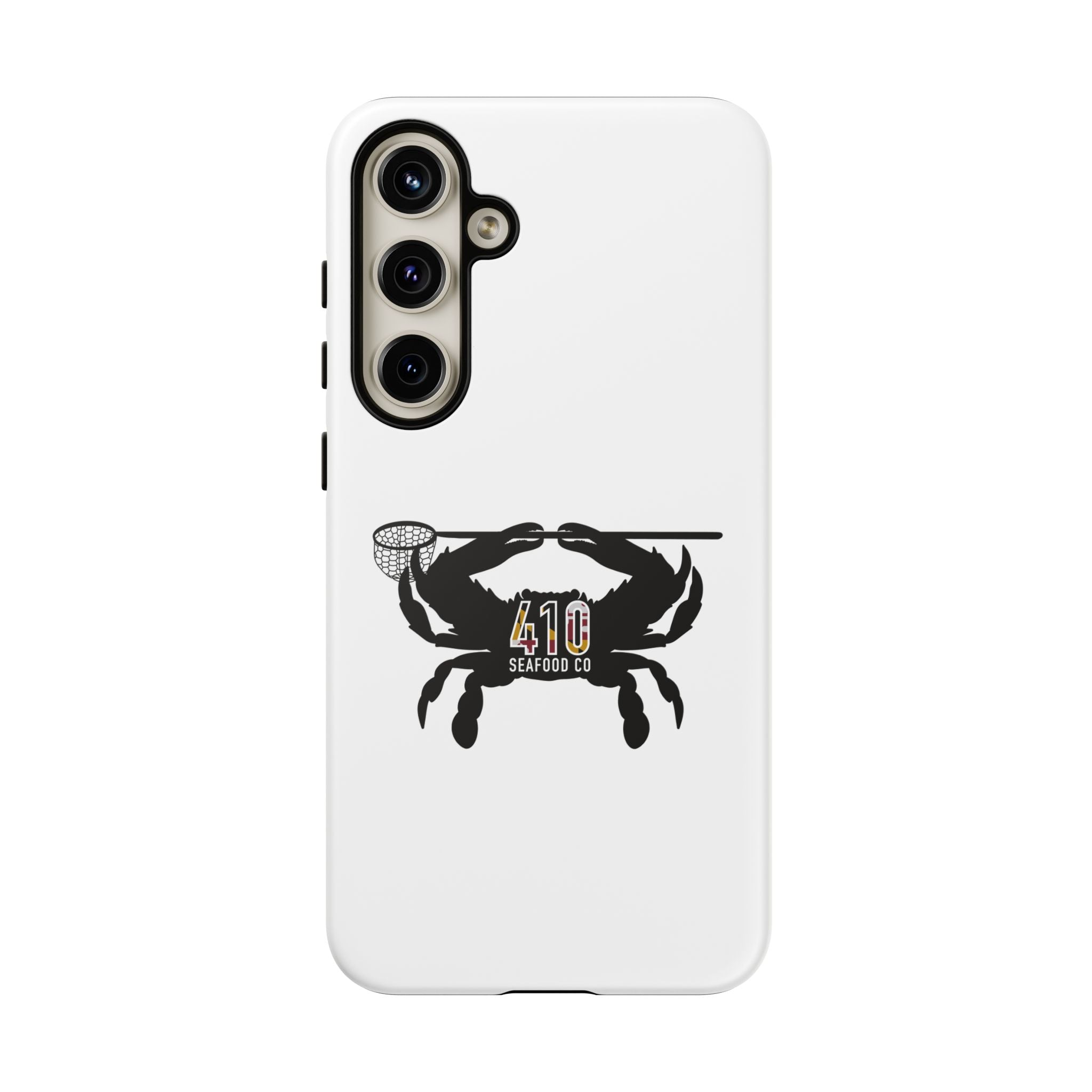 Crab Logo Phone Case — 410 Seafood Co. Coastal Protective iPhone Cover