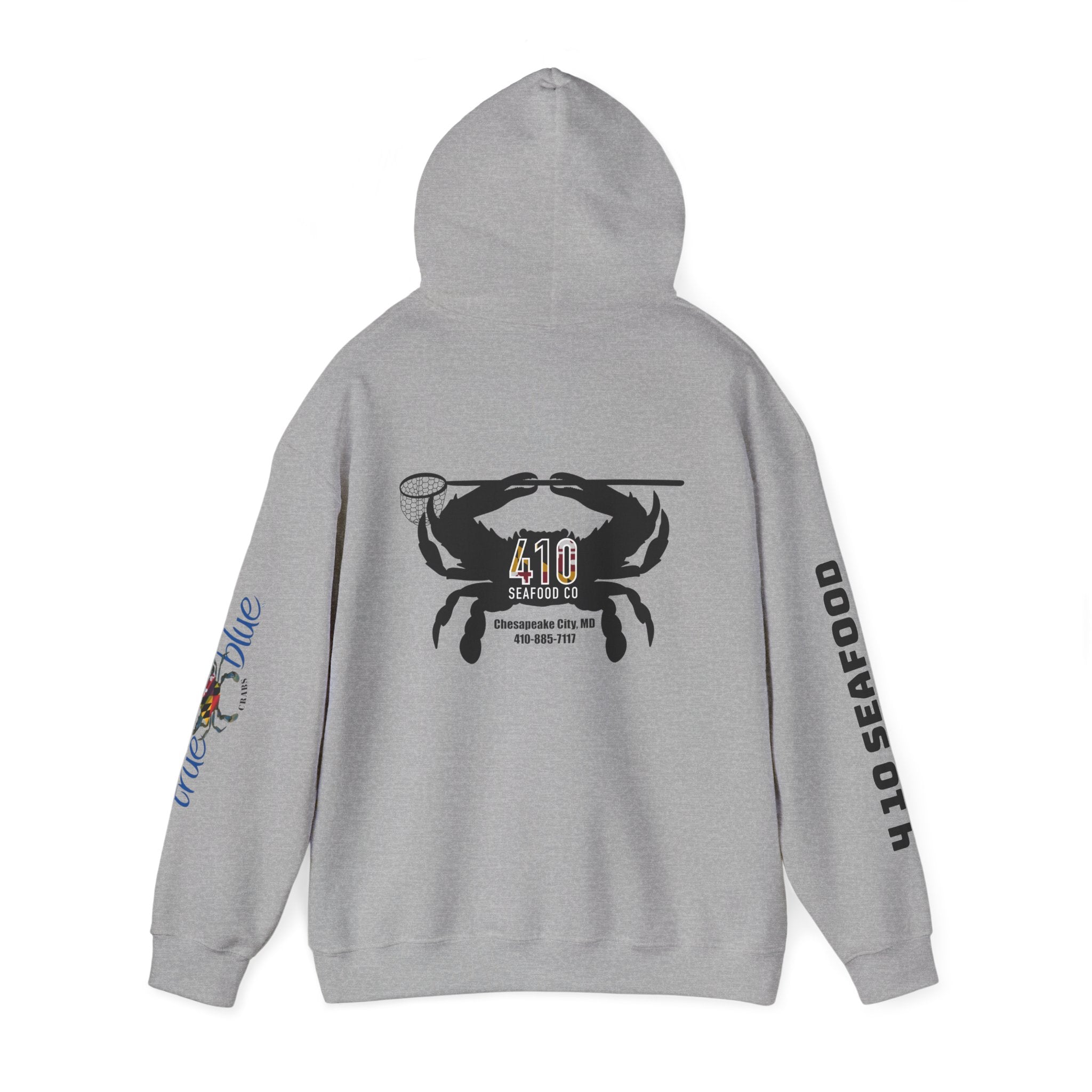 410 Seafood Crab Hoodie — Maryland True Blue