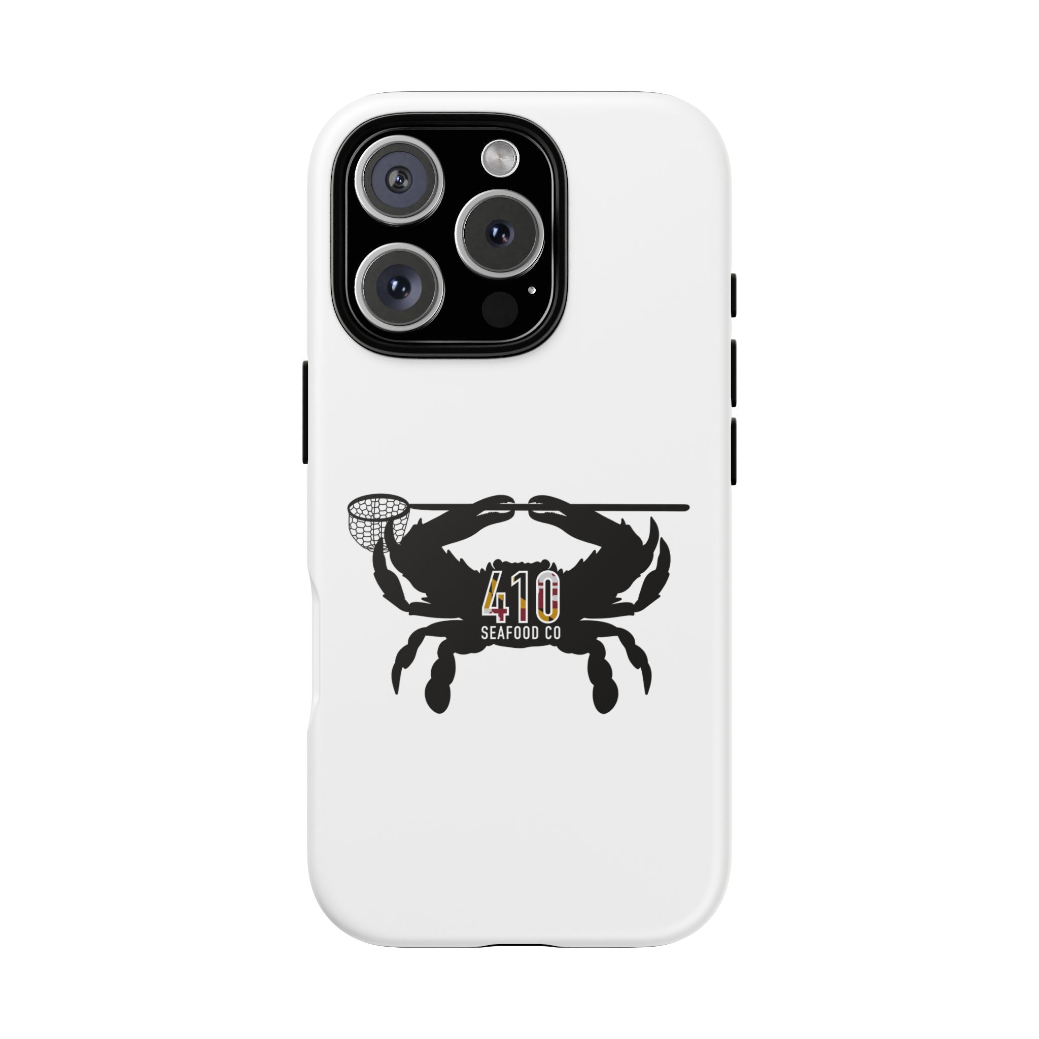 Crab Logo Phone Case — 410 Seafood Co. Coastal Protective iPhone Cover