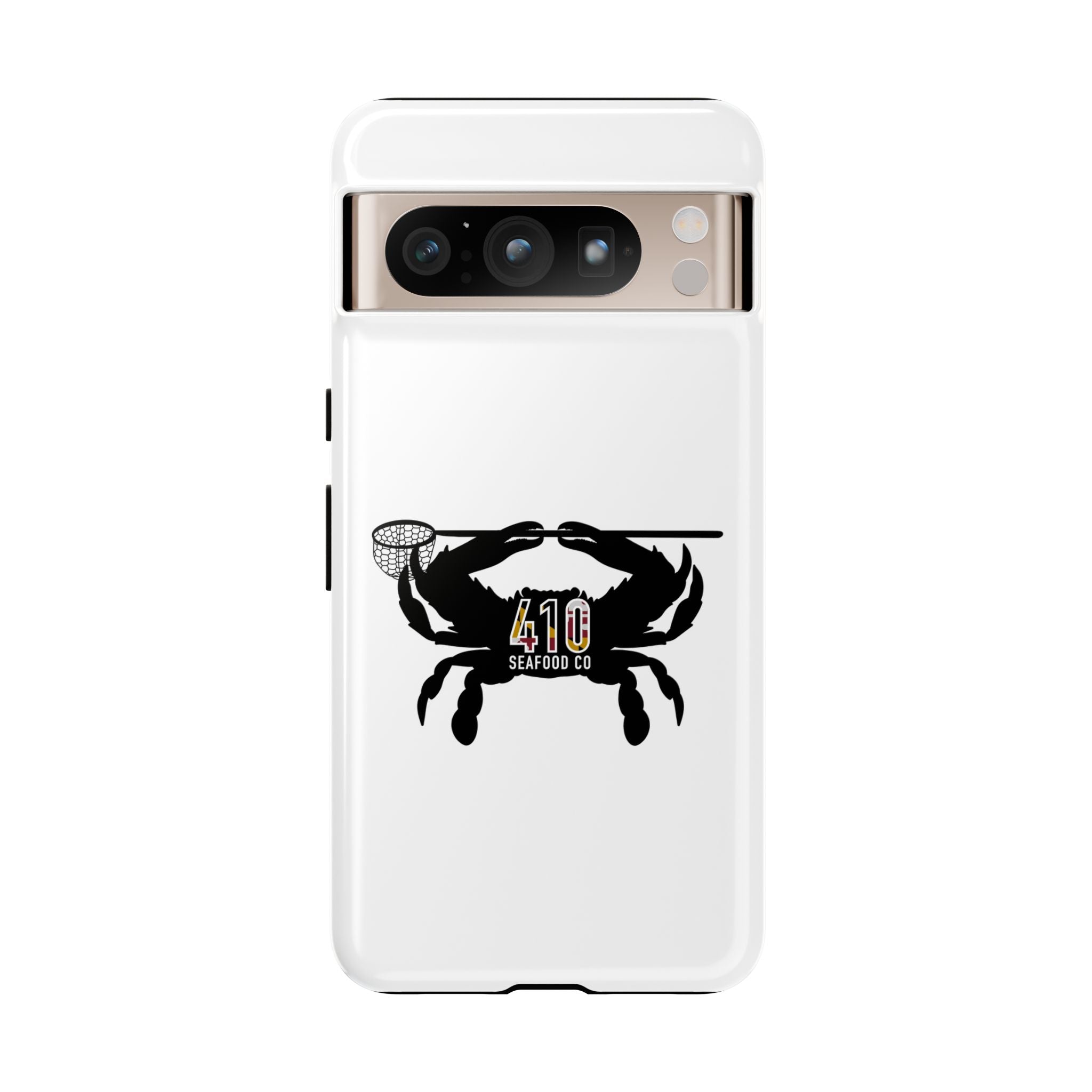 Crab Logo Phone Case — 410 Seafood Co. Coastal Protective iPhone Cover