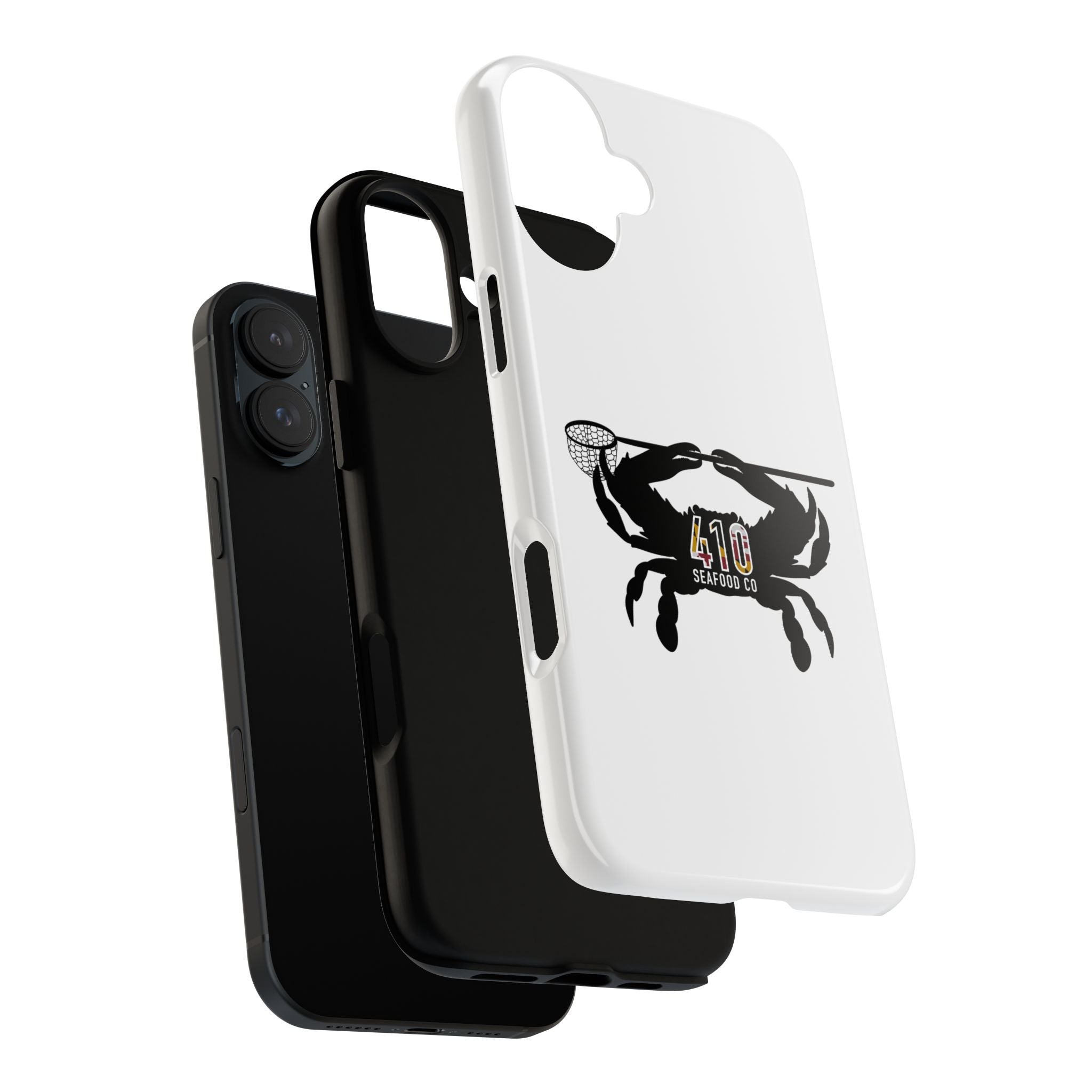 Crab Logo Phone Case — 410 Seafood Co. Coastal Protective iPhone Cover