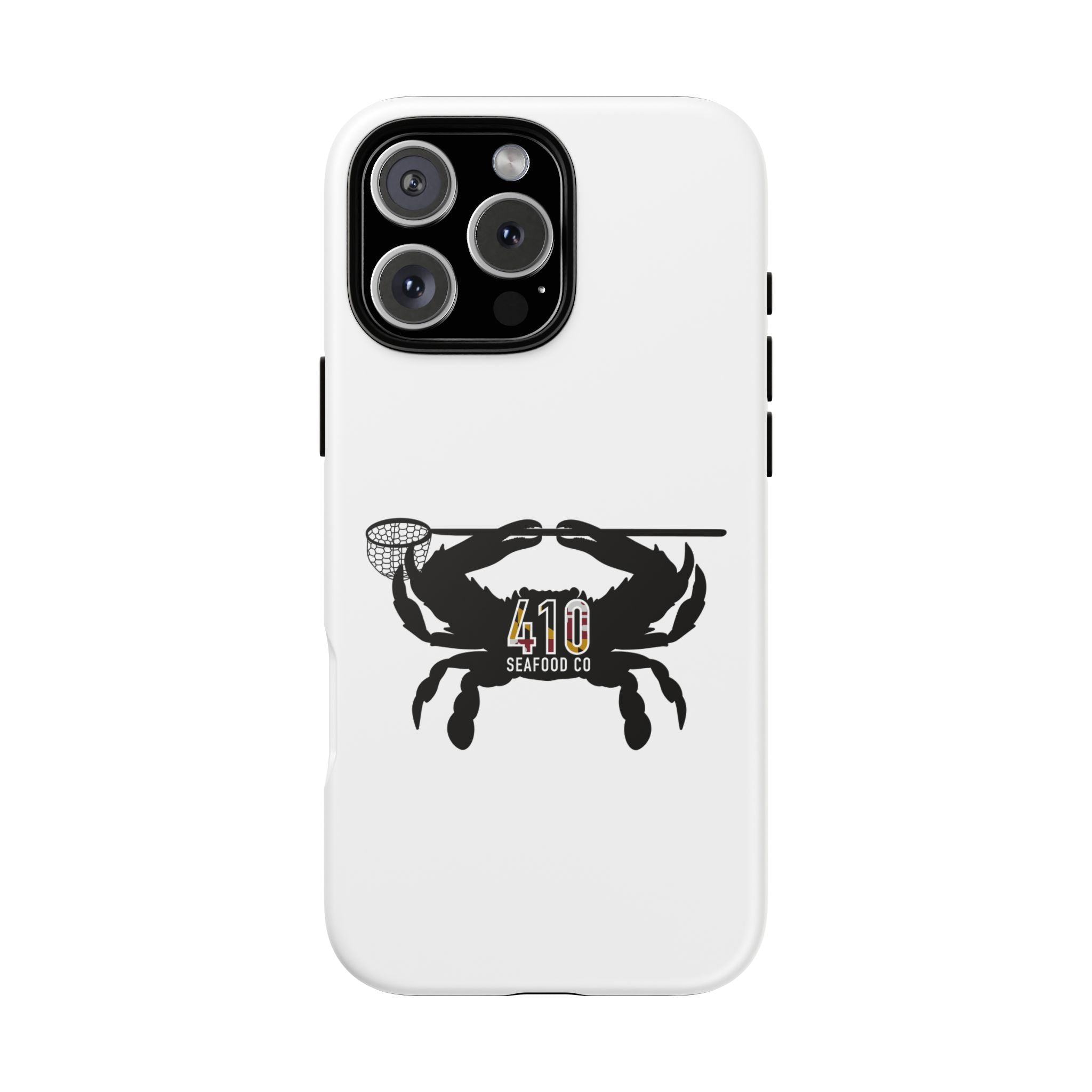 Crab Logo Phone Case — 410 Seafood Co. Coastal Protective iPhone Cover