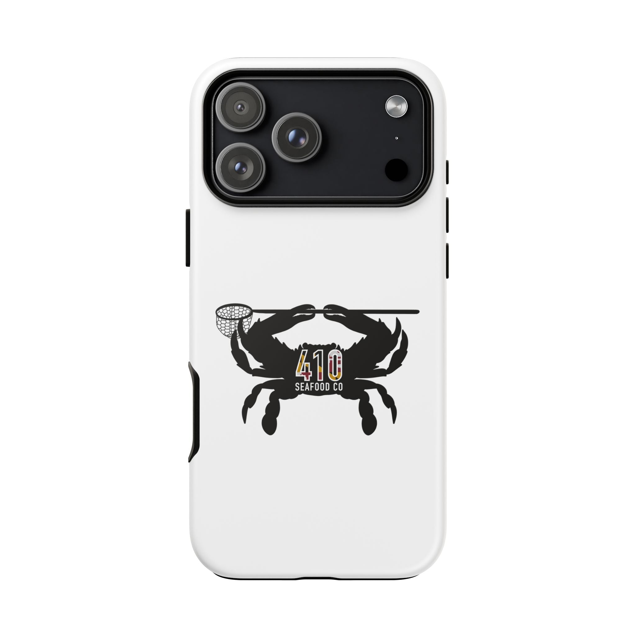 Crab Logo Phone Case — 410 Seafood Co. Coastal Protective iPhone Cover