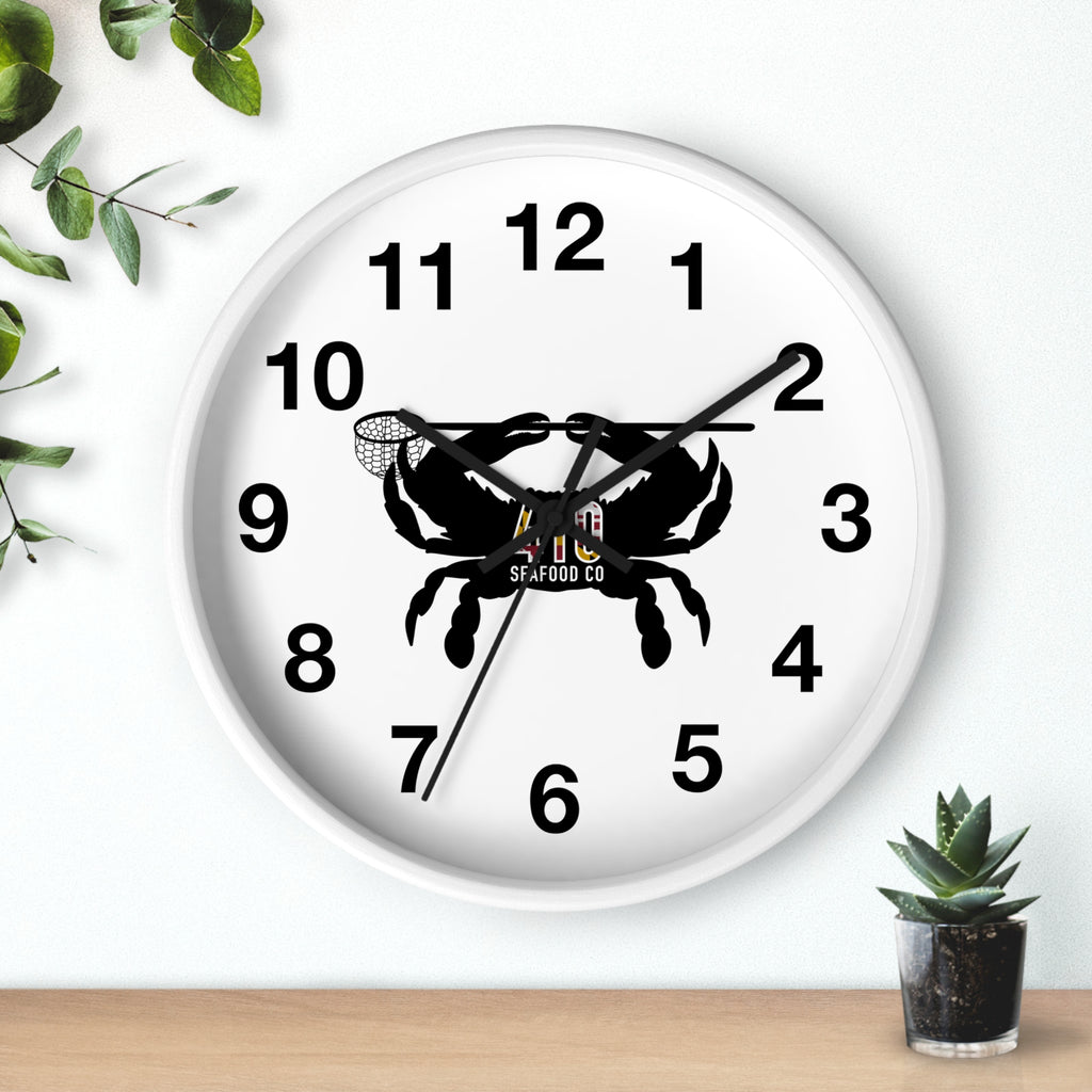 410 Seafood Wall Clock