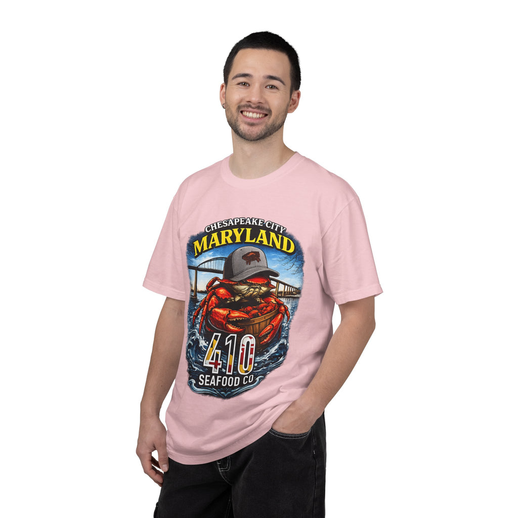 Maryland Crab T-Shirt – Chesapeake 410 Seafood Co. Coastal Tee