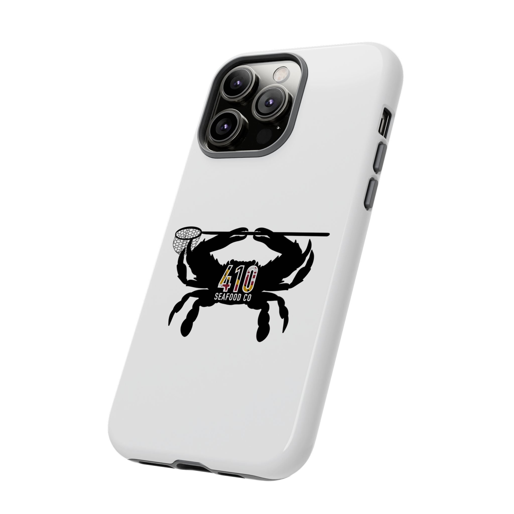 Crab Logo Phone Case — 410 Seafood Co. Coastal Protective iPhone Cover