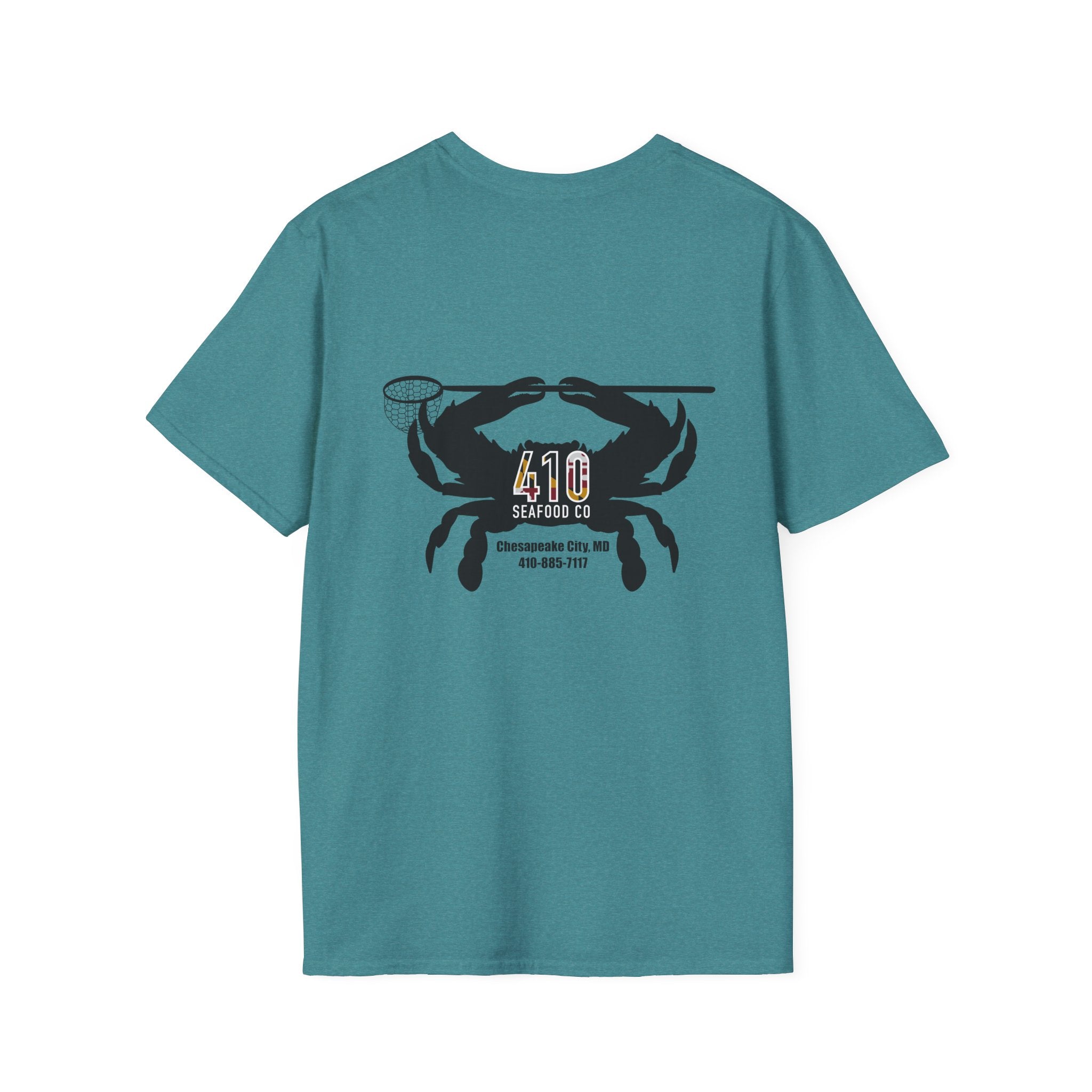 410 Seafood - Basic Logo - Heather Colors