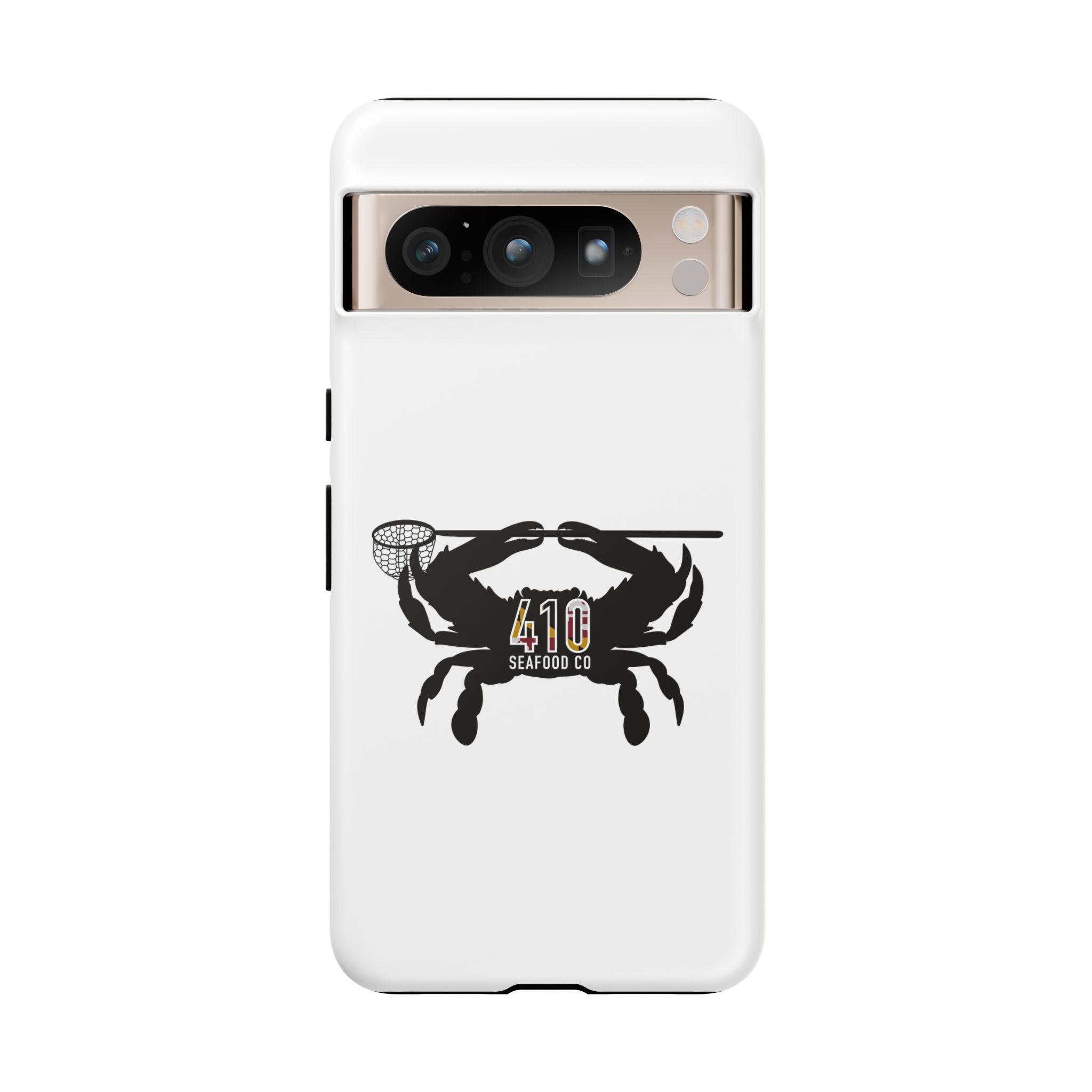 Crab Logo Phone Case — 410 Seafood Co. Coastal Protective iPhone Cover