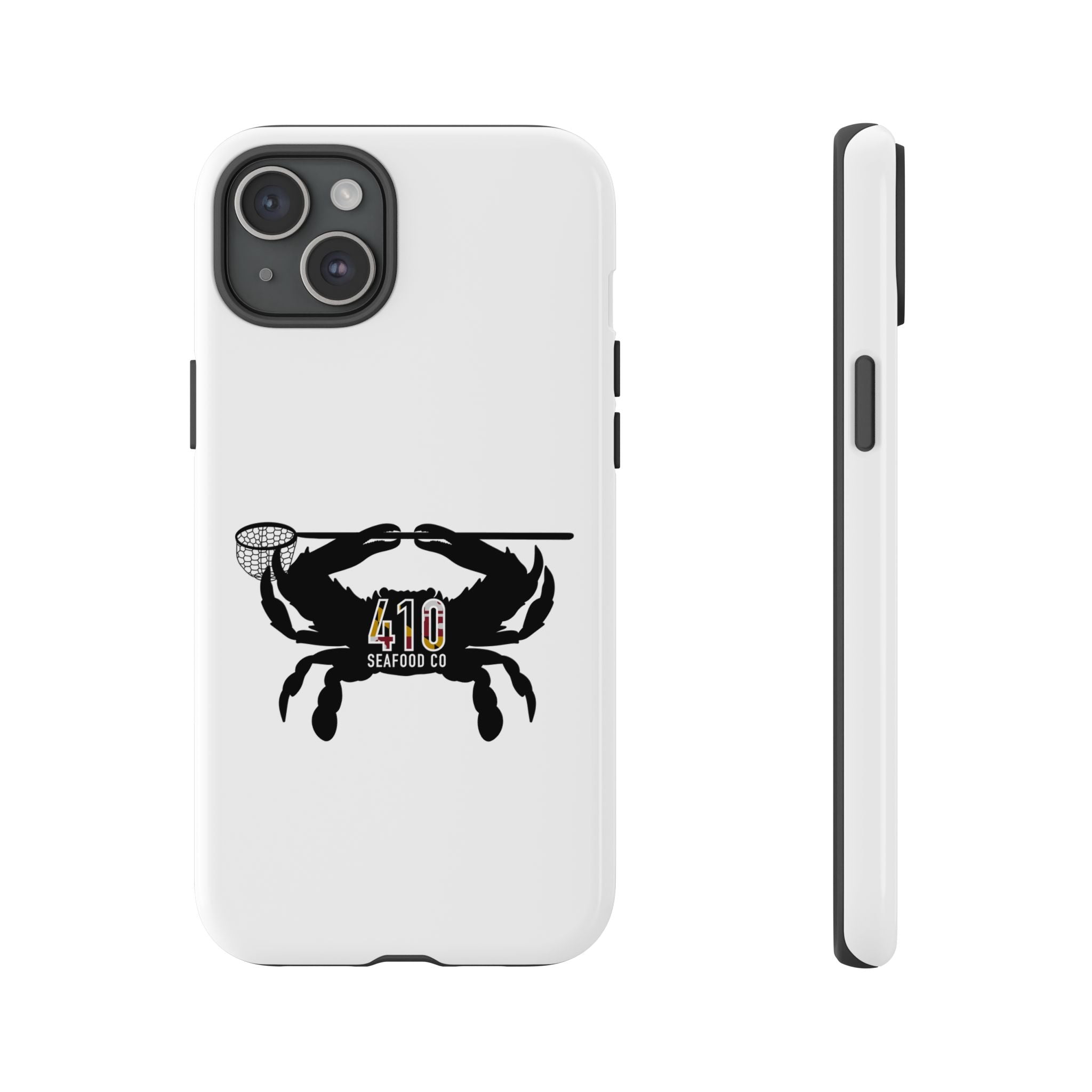 Crab Logo Phone Case — 410 Seafood Co. Coastal Protective iPhone Cover