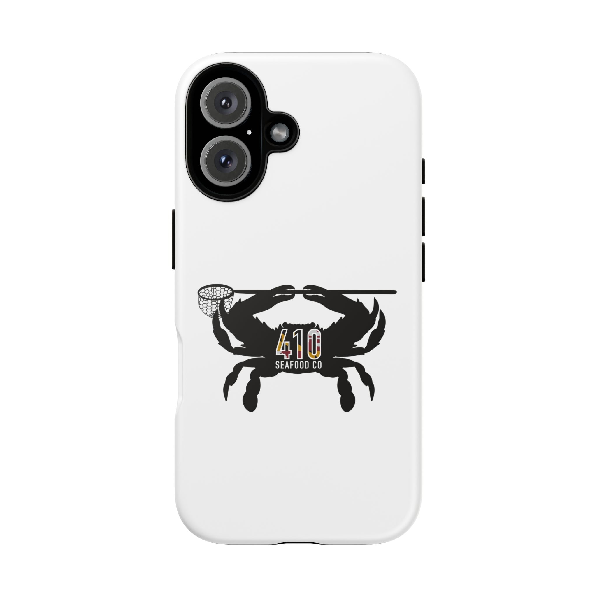 Crab Logo Phone Case — 410 Seafood Co. Coastal Protective iPhone Cover