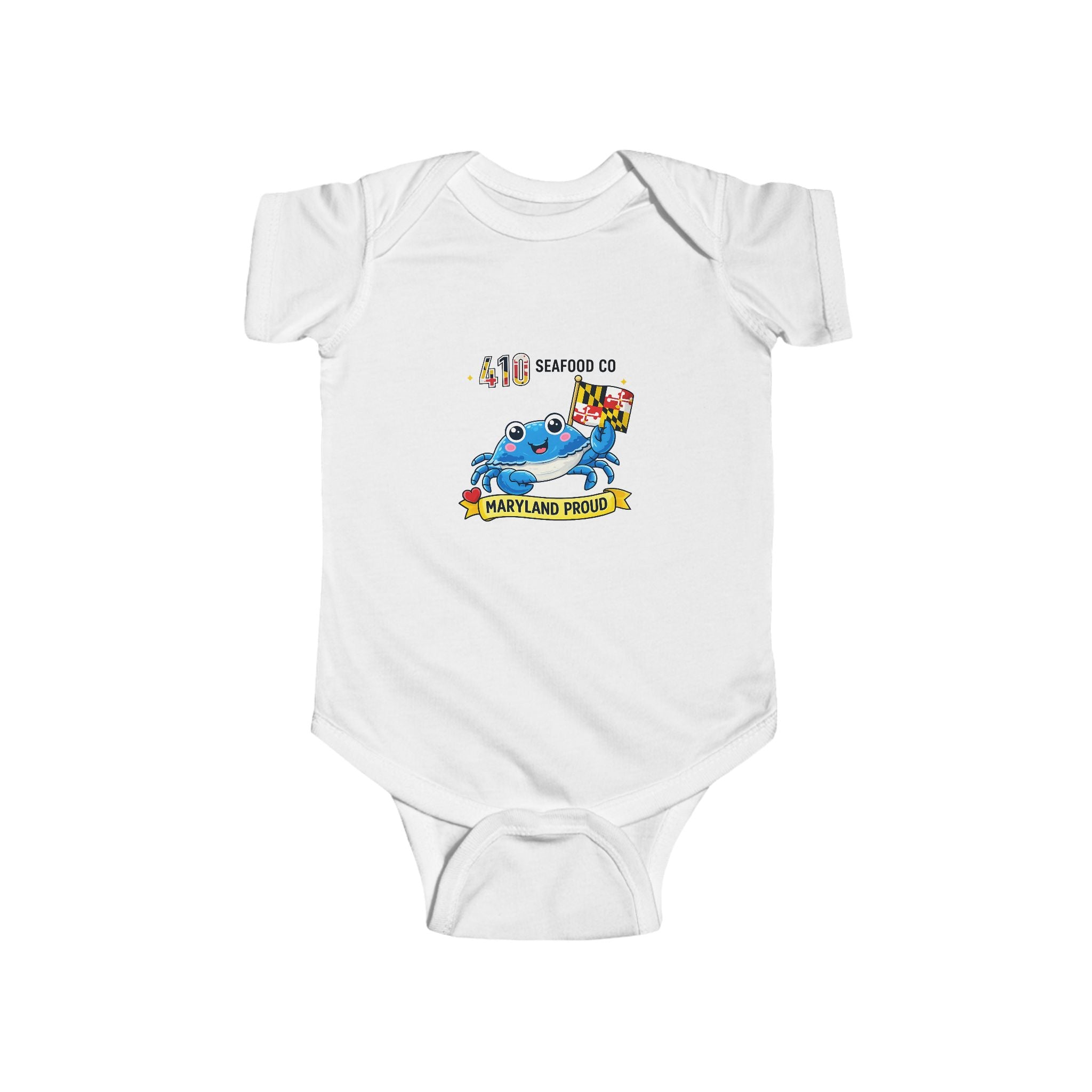 410 Seafood Baby Bodysuit