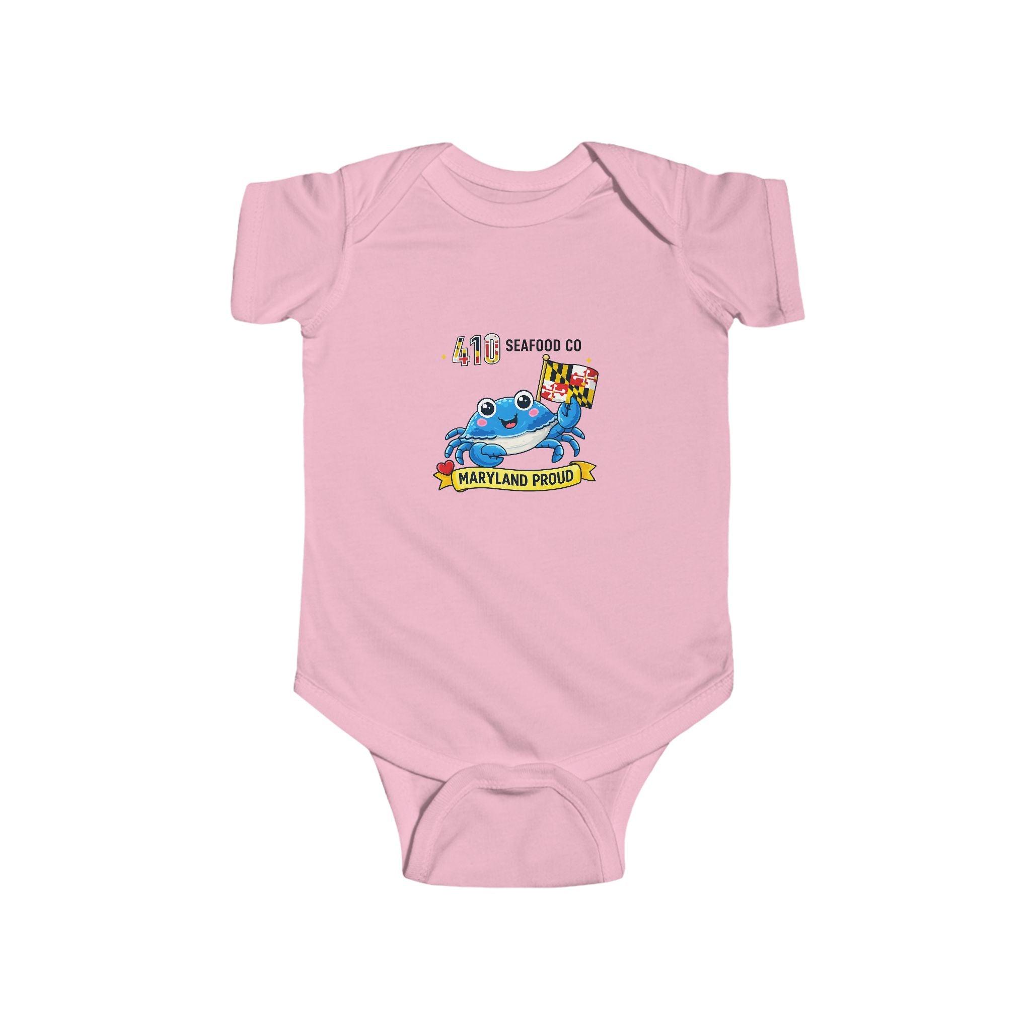 410 Seafood Baby Bodysuit