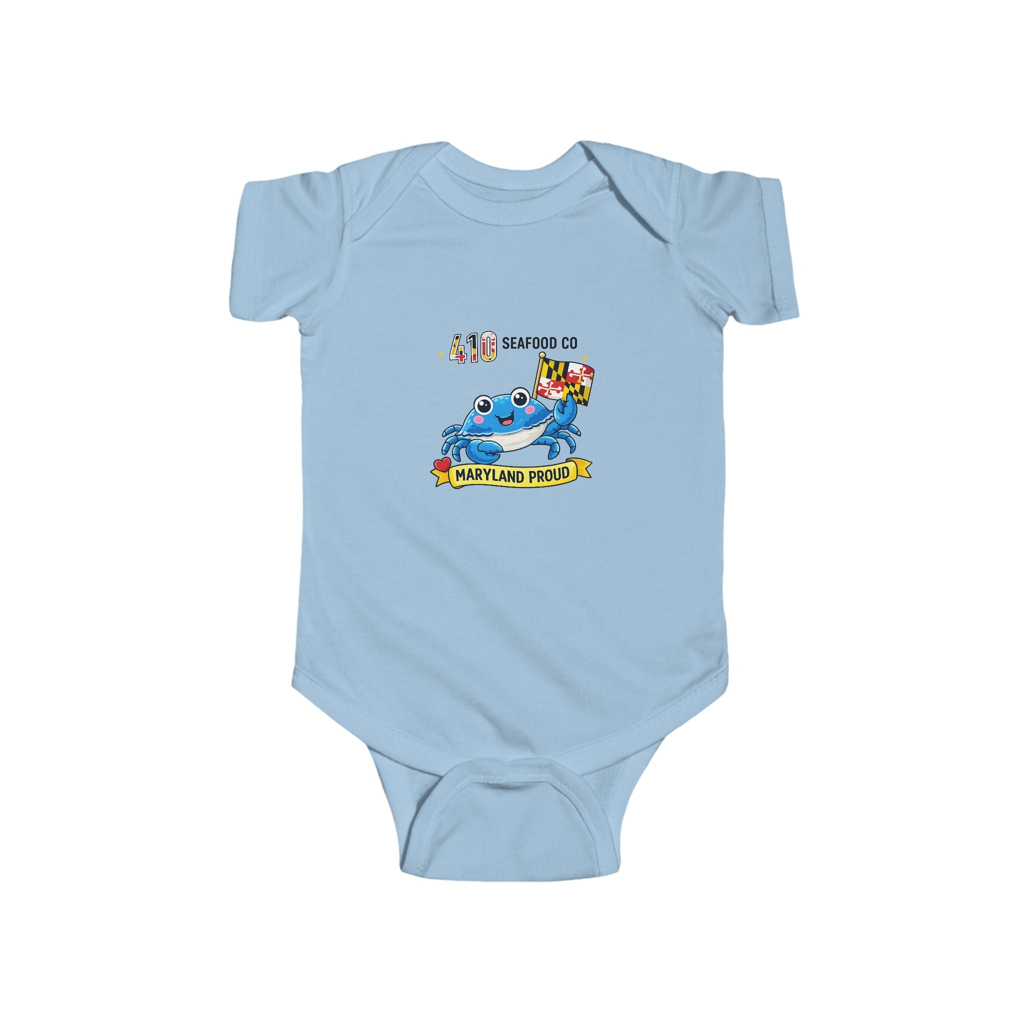 410 Seafood Baby Bodysuit