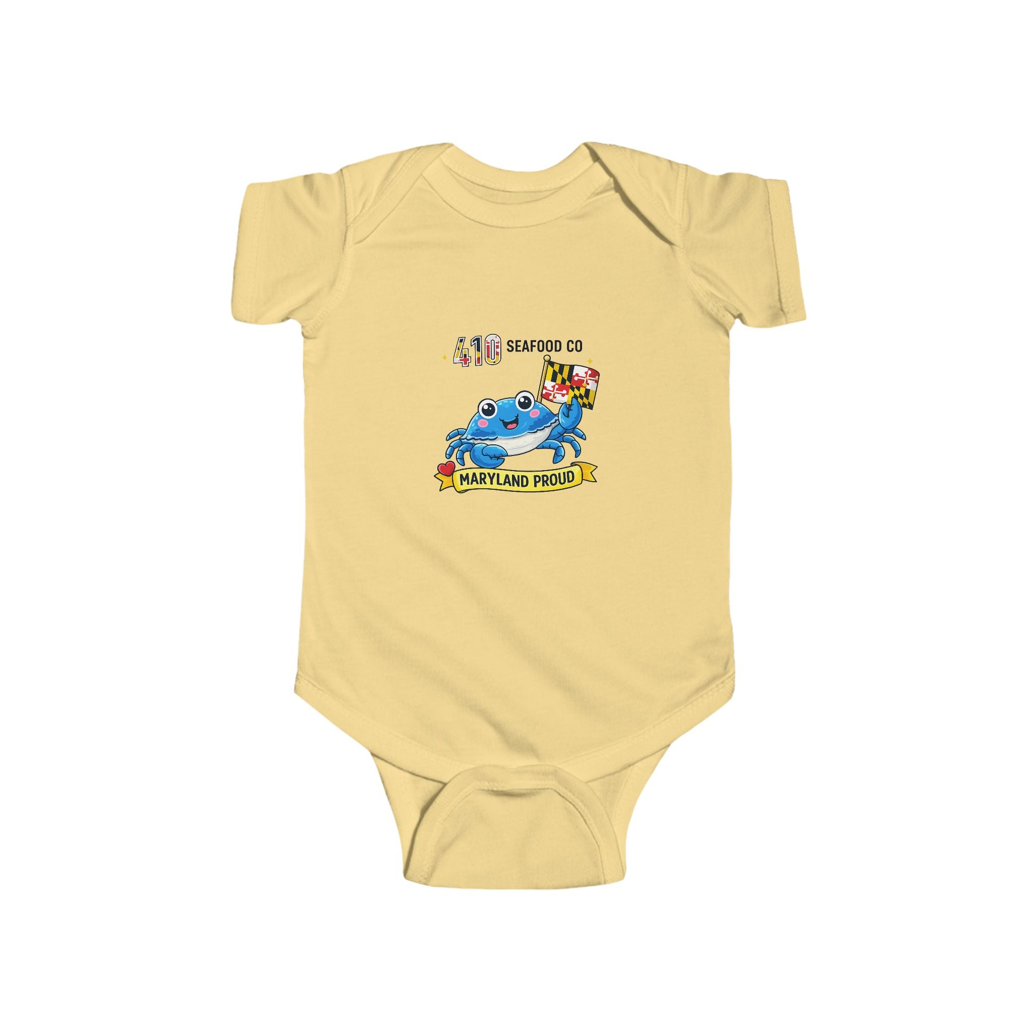 410 Seafood Baby Bodysuit