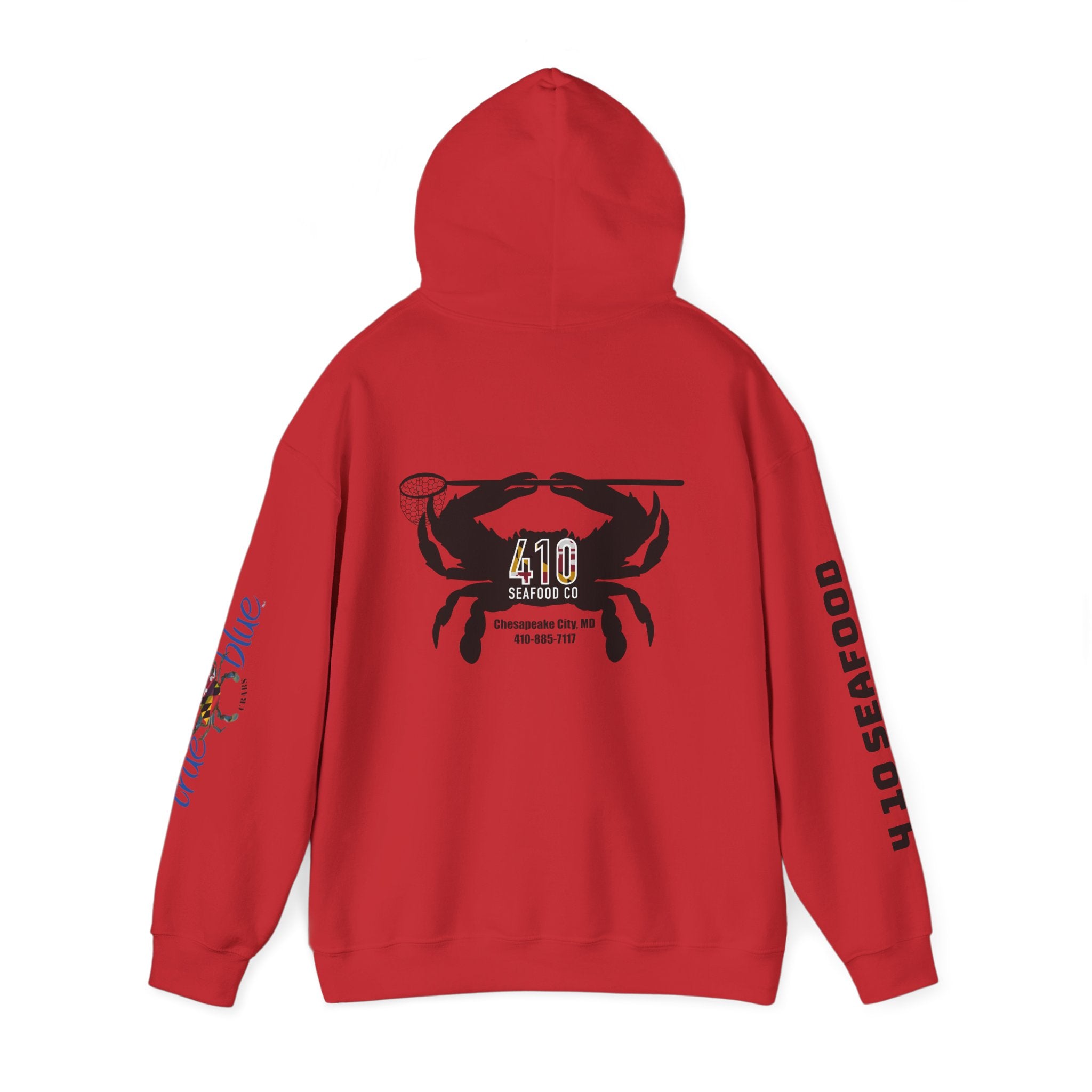 410 Seafood Crab Hoodie — Maryland True Blue